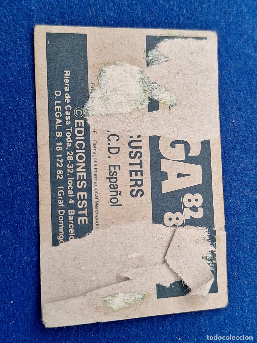 Cromos de f&uacute;tbol: 82 83 ESTE baja espa&ntilde;ol custers - Foto 2