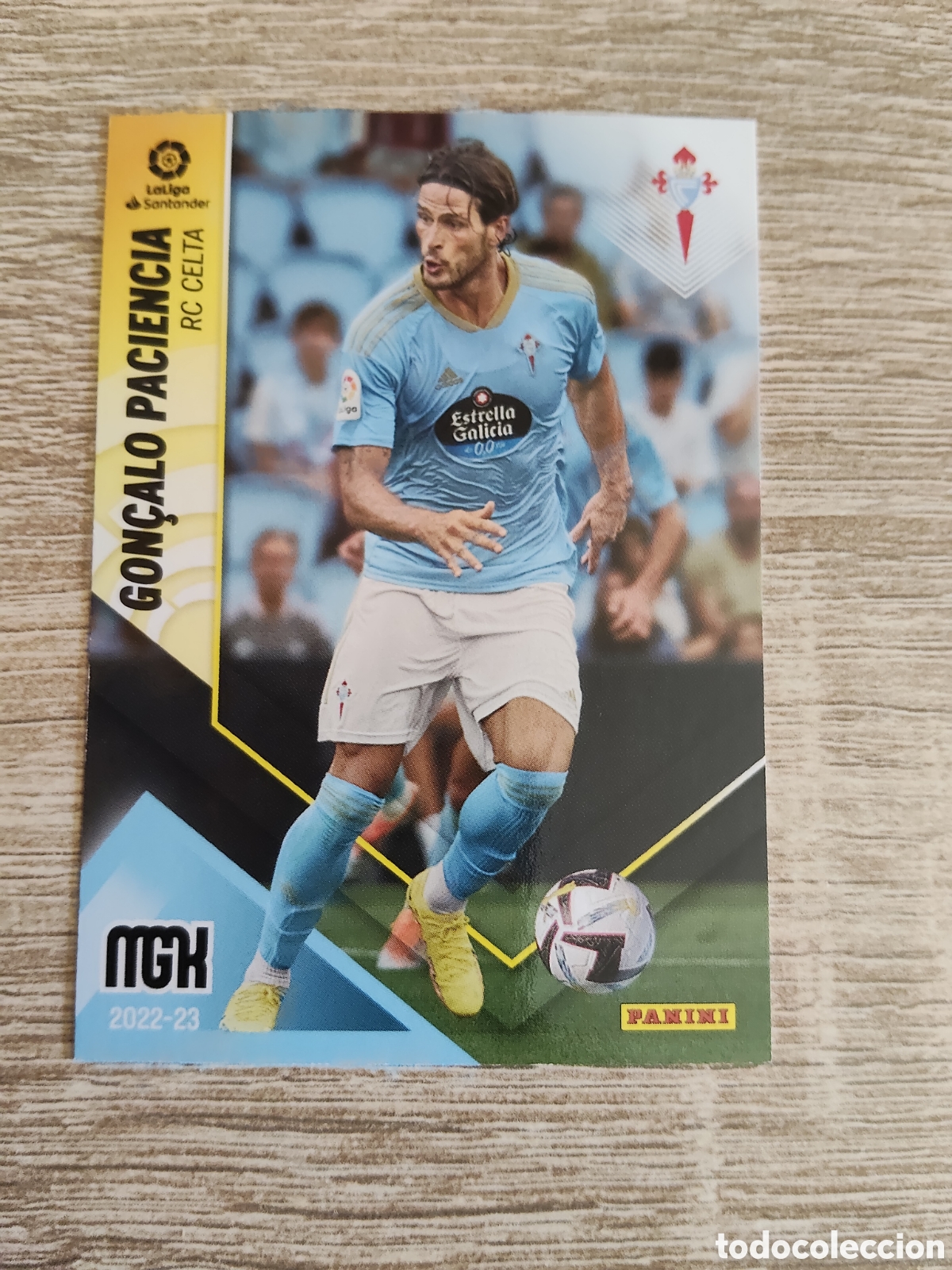 Cromos de F&uacute;tbol: Panini Megacracks 2022 2023 22 23 134 Gon&ccedil;alo Paciencia Celta de Vigo