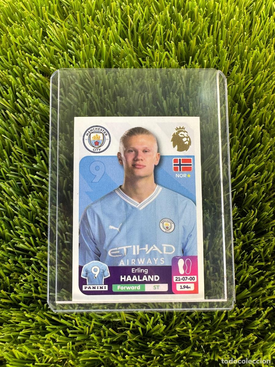 Cromos de F&uacute;tbol: N&ordm; 425 Erling Haaland Manchester City Premier League Stickers 23 24