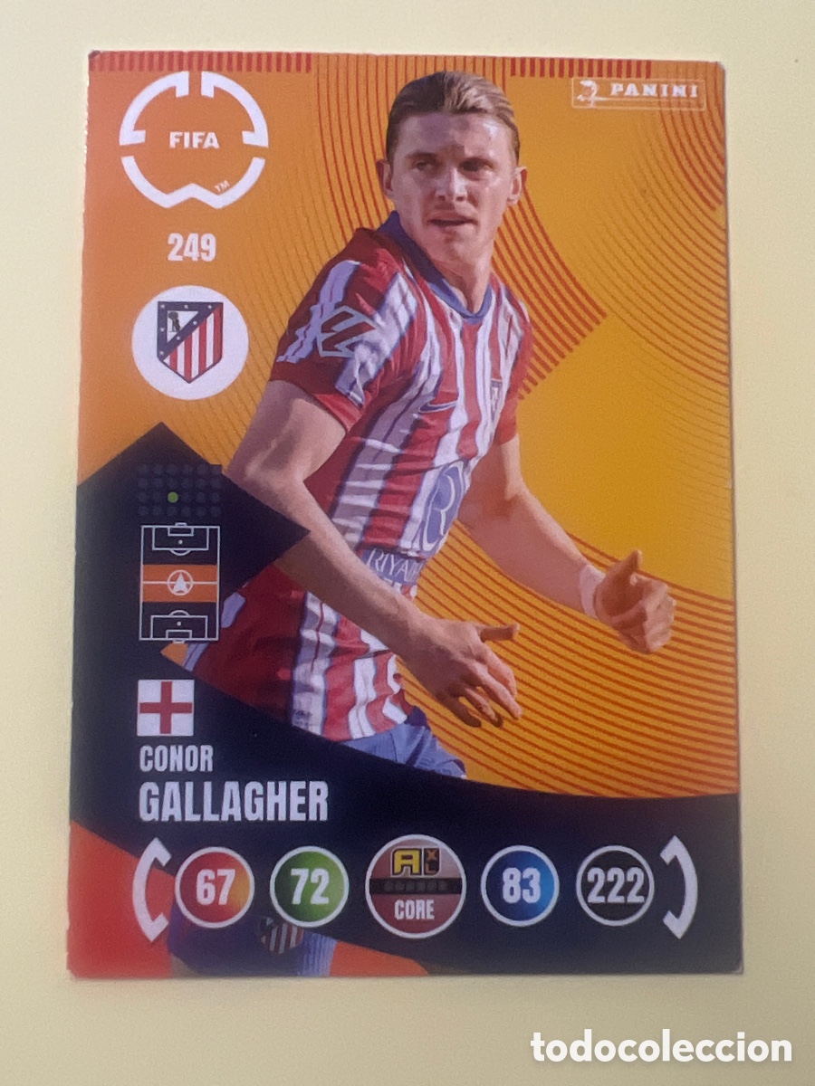 Figurine di Calcio: C4093. CARD ADRENLYN XL CLUB WORLD CUP 25: CONOR GALLAGHER (AT. MADRID), N&deg; 249
