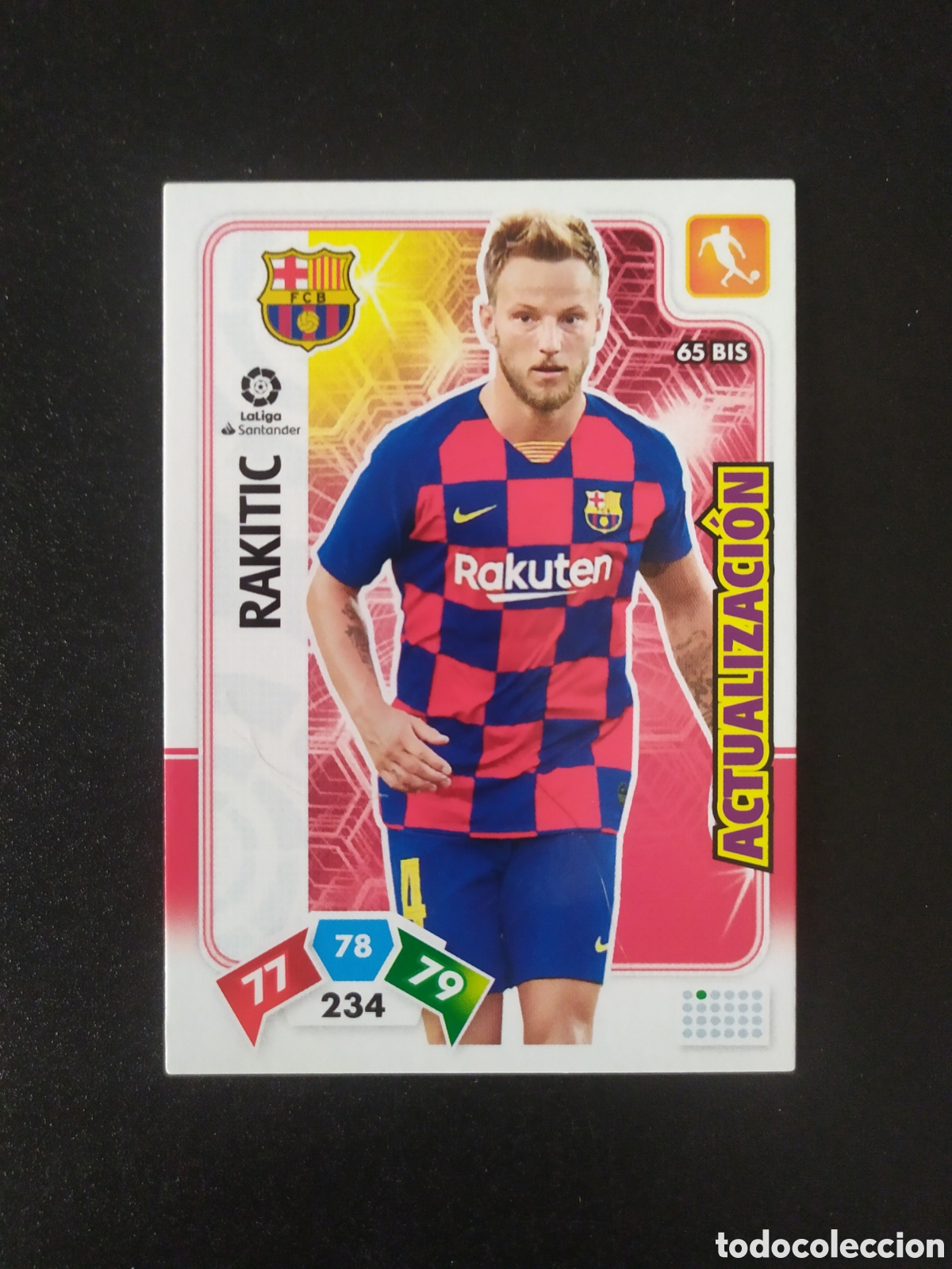 Figurine di Calcio: Adrenalyn 2019 2020 19 20 panini Rakitic actualizaci&oacute;n n&deg; 65 bis Barcelona