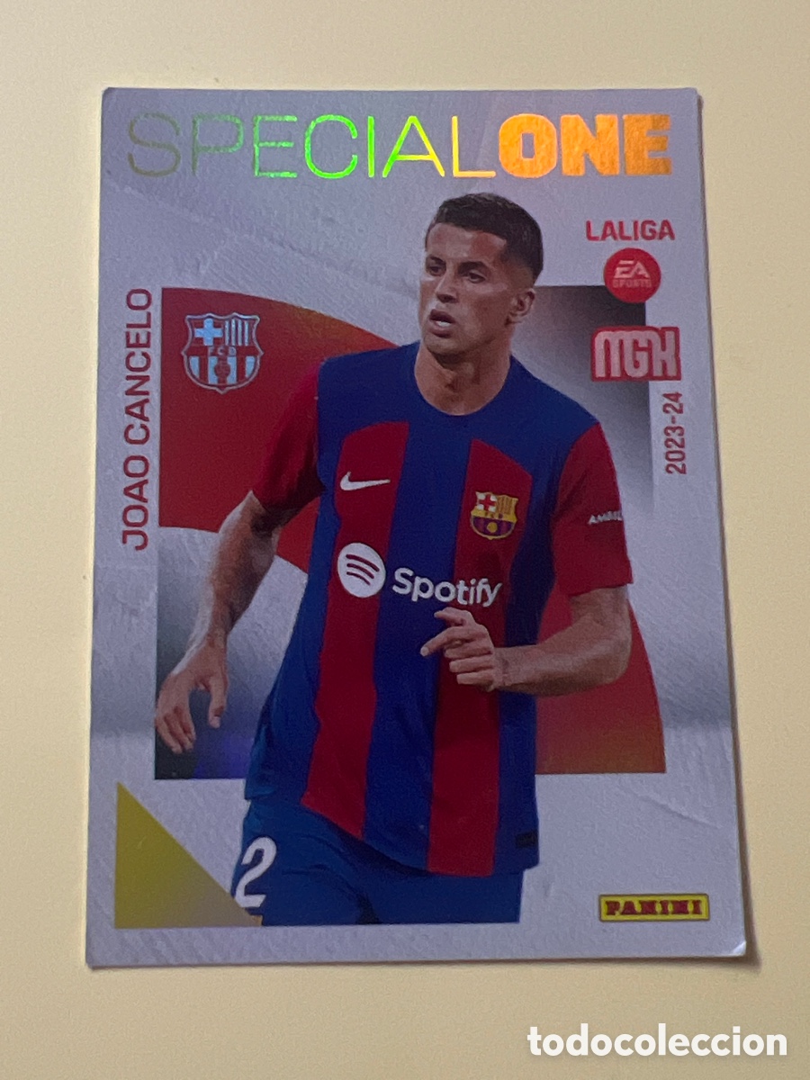 Fu&szlig;ball-Sticker: C4248. 509 special one JOAO CANCELO BARCELONA MEGACRACKS 2023 2024 23 24 CROMOS CARDS adrenalyn