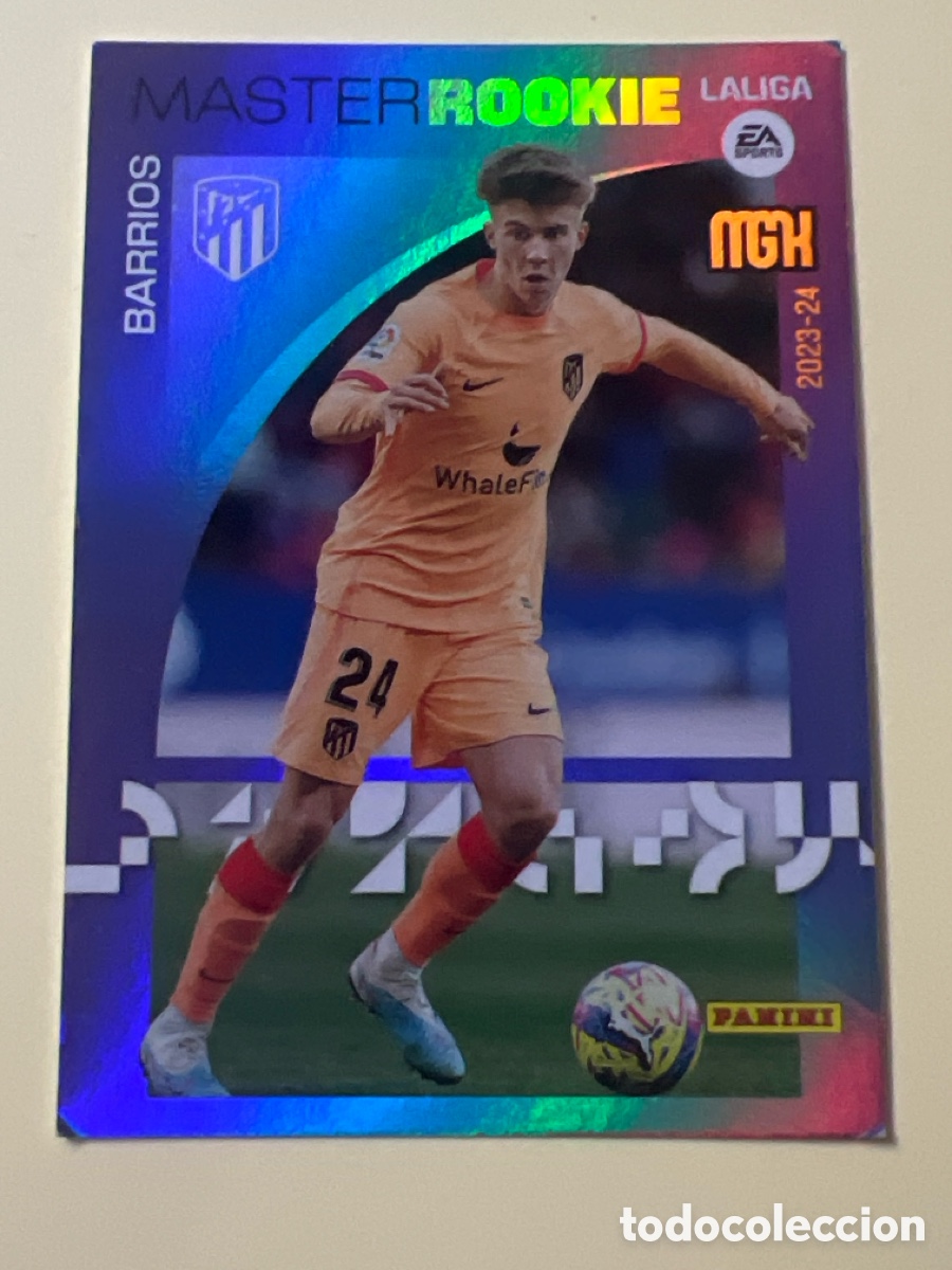 Fu&szlig;ball-Sticker: C4253. BARRIOS 413 AT.MADRID MASTER ROOKIE EDICION MGK 23 24 MEGACRACKS PANINI