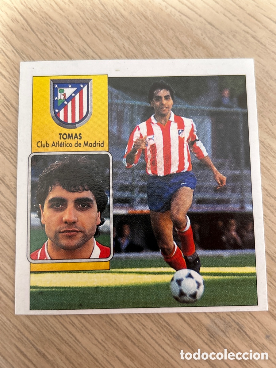 Cartes &agrave; collectionner de Football: TOM&Aacute;S ATL&Eacute;TICO MADRID LIGA ESTE 1992 1993 92 93 NUNCA PEGADO SIN PEGAR