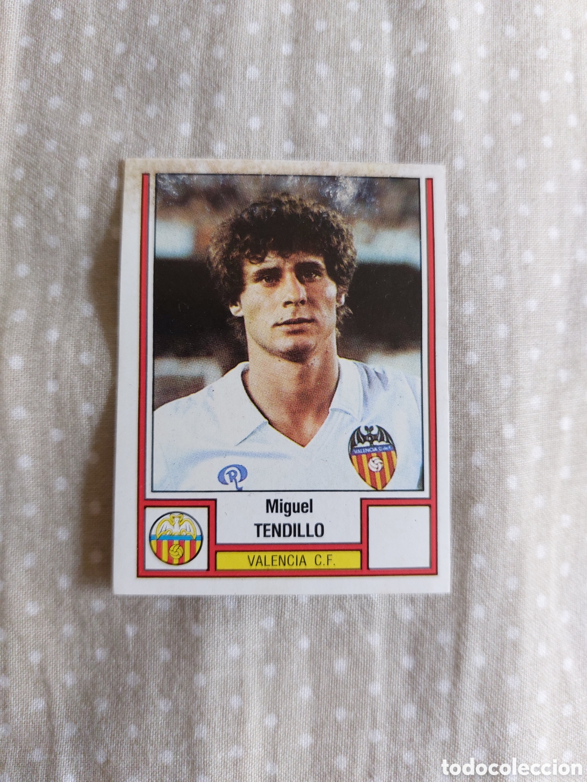 Fu&szlig;ball-Sticker: TENDILLO VALENCIA C.F. - N&ordm; 279 - F&Uacute;TBOL 83 - PANINI - CROMO - NUNCA PEGADO 82 83 1982 1983
