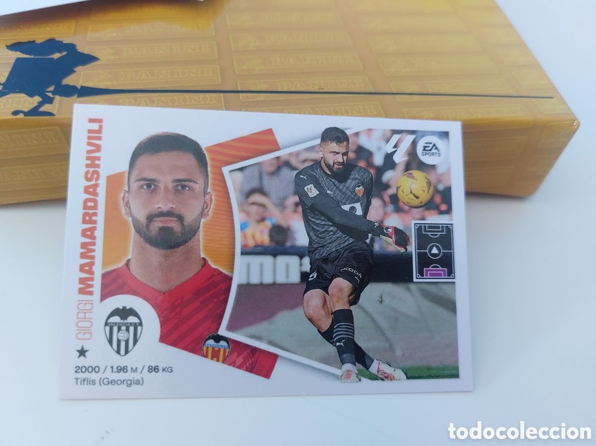 Cartes &agrave; collectionner de Football: 3 MAMARDASHVILI VALENCIA PANINI LIGA ESTE 24 25 2024 2025
