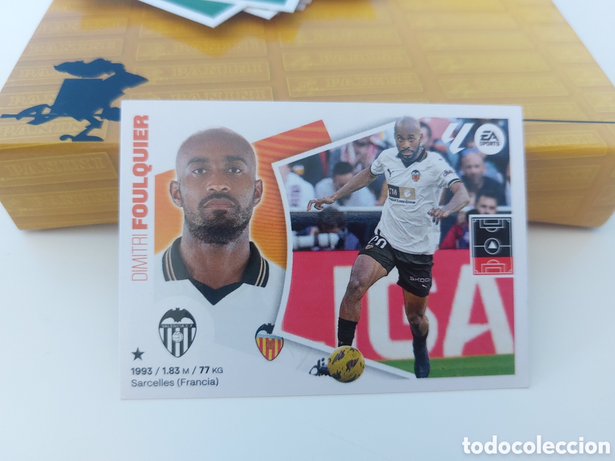 Cartes &agrave; collectionner de Football: 5 FOULQUIER VALENCIA PANINI LIGA ESTE 24 25 2024 2025