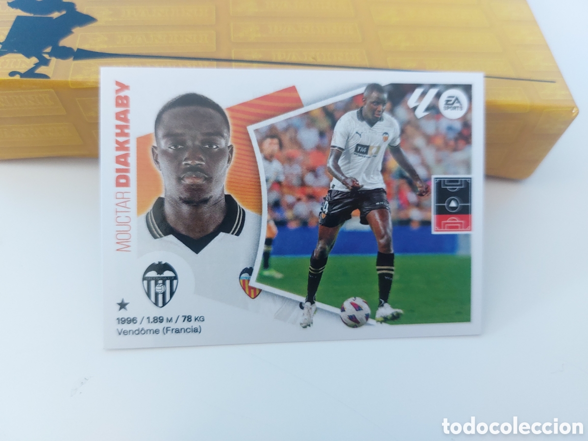 Cartes &agrave; collectionner de Football: 8 DIAKHABY VALENCIA PANINI LIGA ESTE 24 25 2024 2025