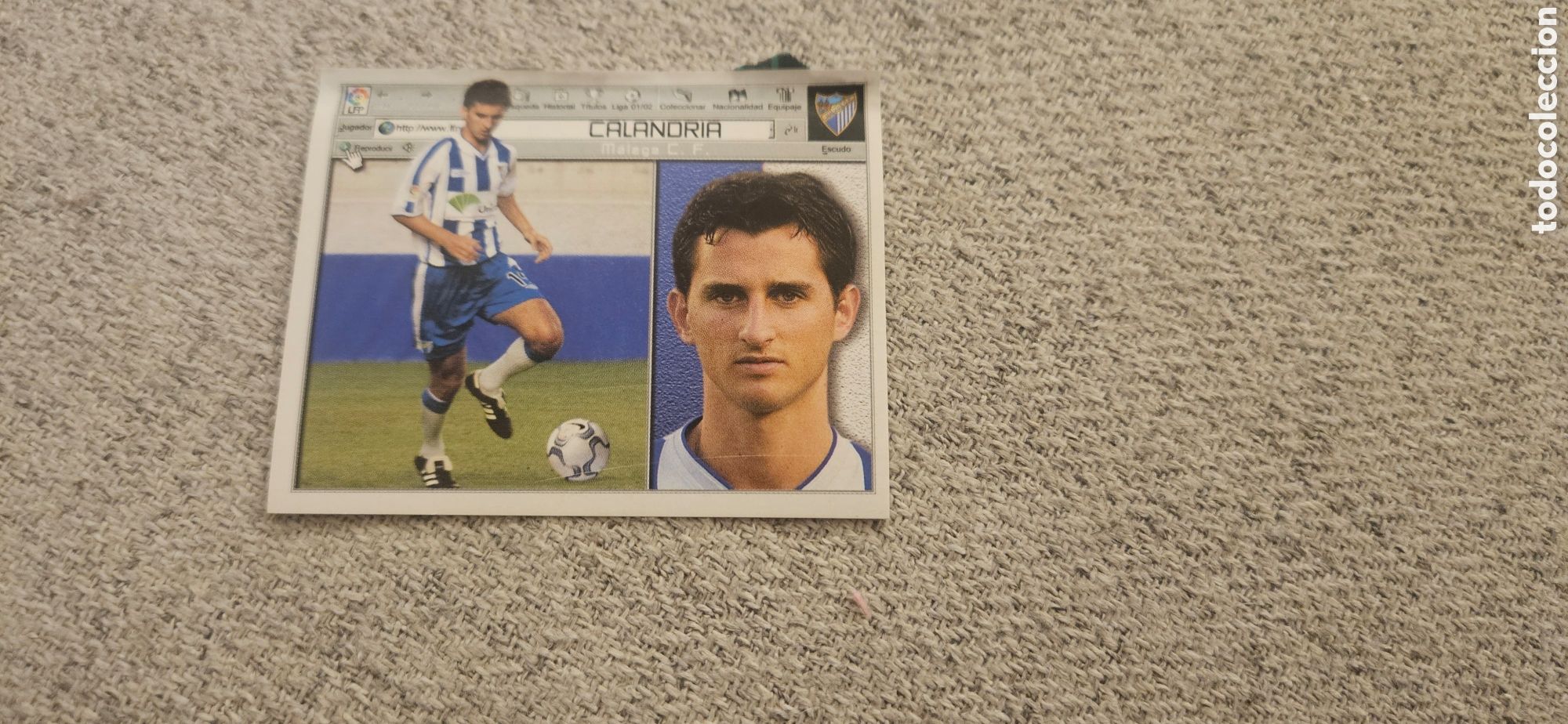 Figurine di Calcio: Calandria malaga este 2001 2002 01 02 ventanilla