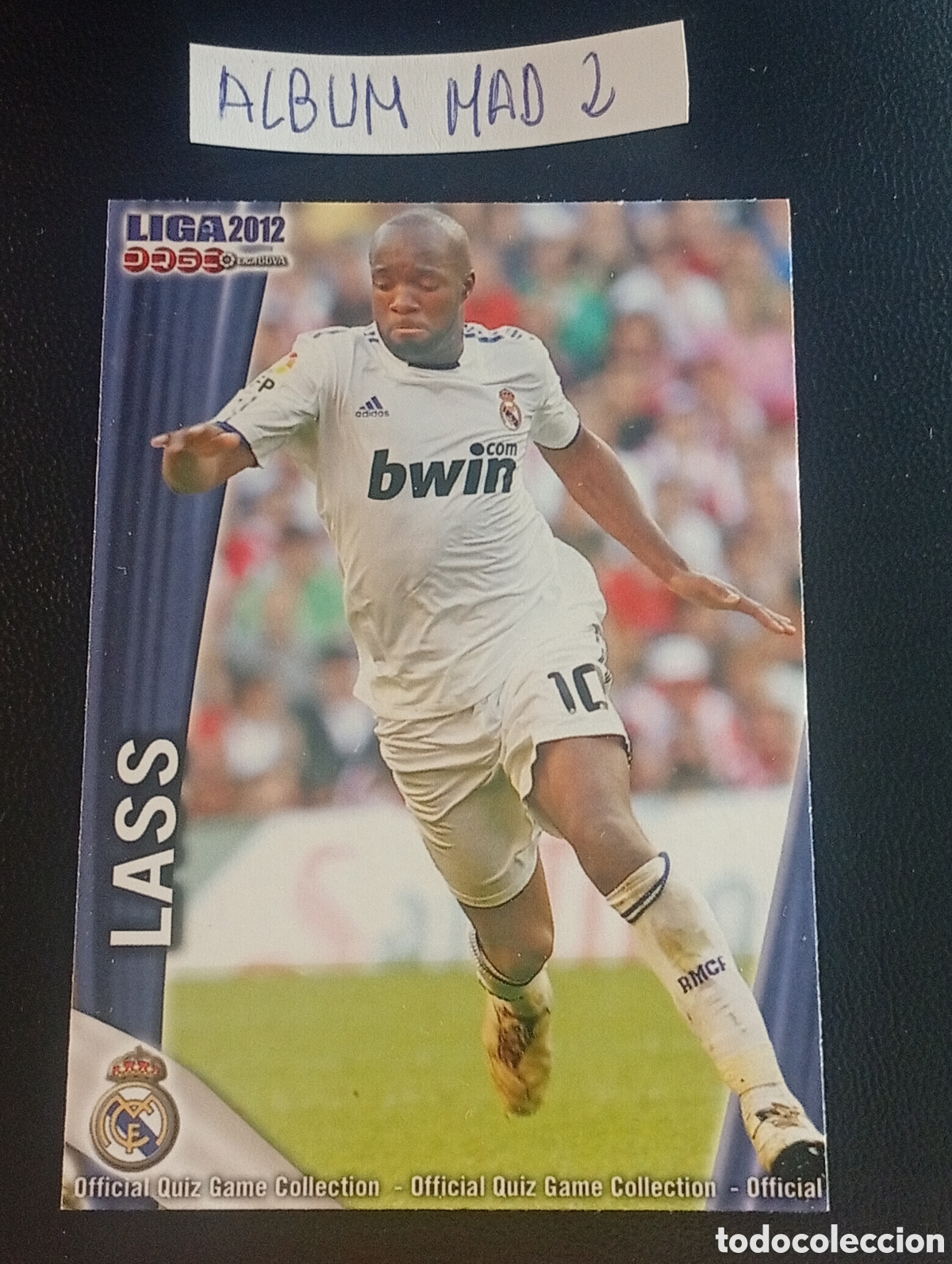 Fu&szlig;ball-Sticker: 39 LASS REAL MADRID MUNDICROMO 2011 2012 11 12 CROMOS CARDS PANINI MEGACRACKS TOPPS ADRENALYN LIGA