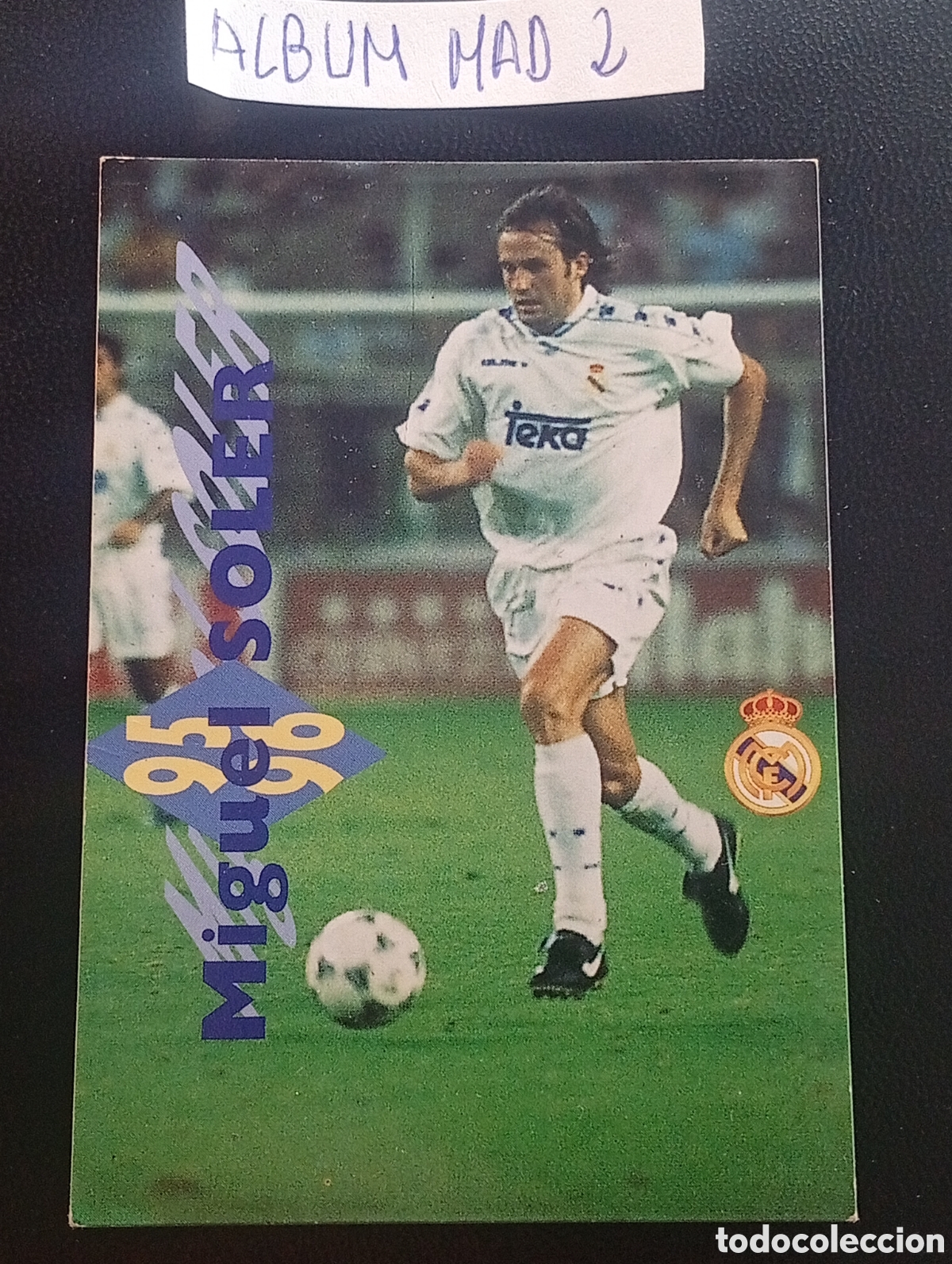 Football Stickers: 170 MIGUEL SOLER REAL MADRID MAGIC BOX 1995 1996 95 96 CROMOS CARD MEGACRACKS TOPPS MUNDICROMO FICHA