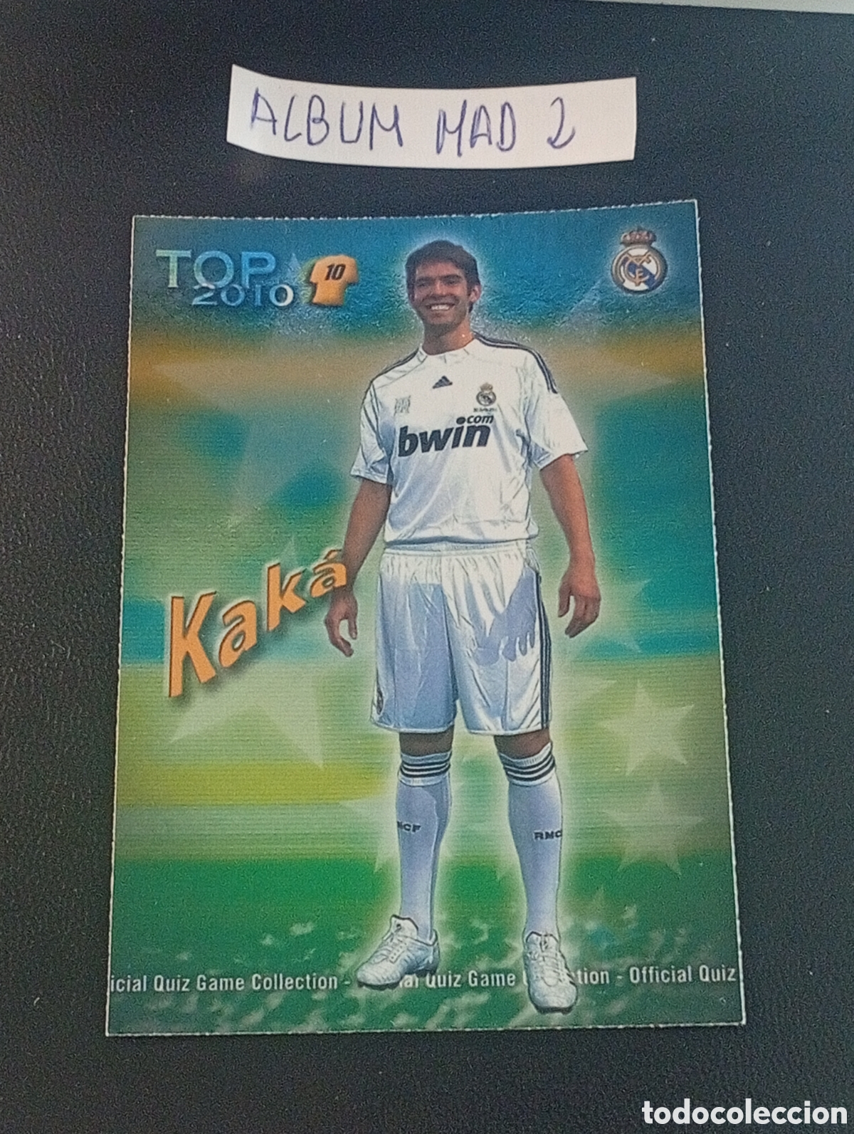 Cromos de Futebol: 614 brillo azul KAKA REAL MADRID BRASIL 2009 2010 9 10 CROMOS CARDS MEGACRACKS ADRENALYN TOPPS TCG