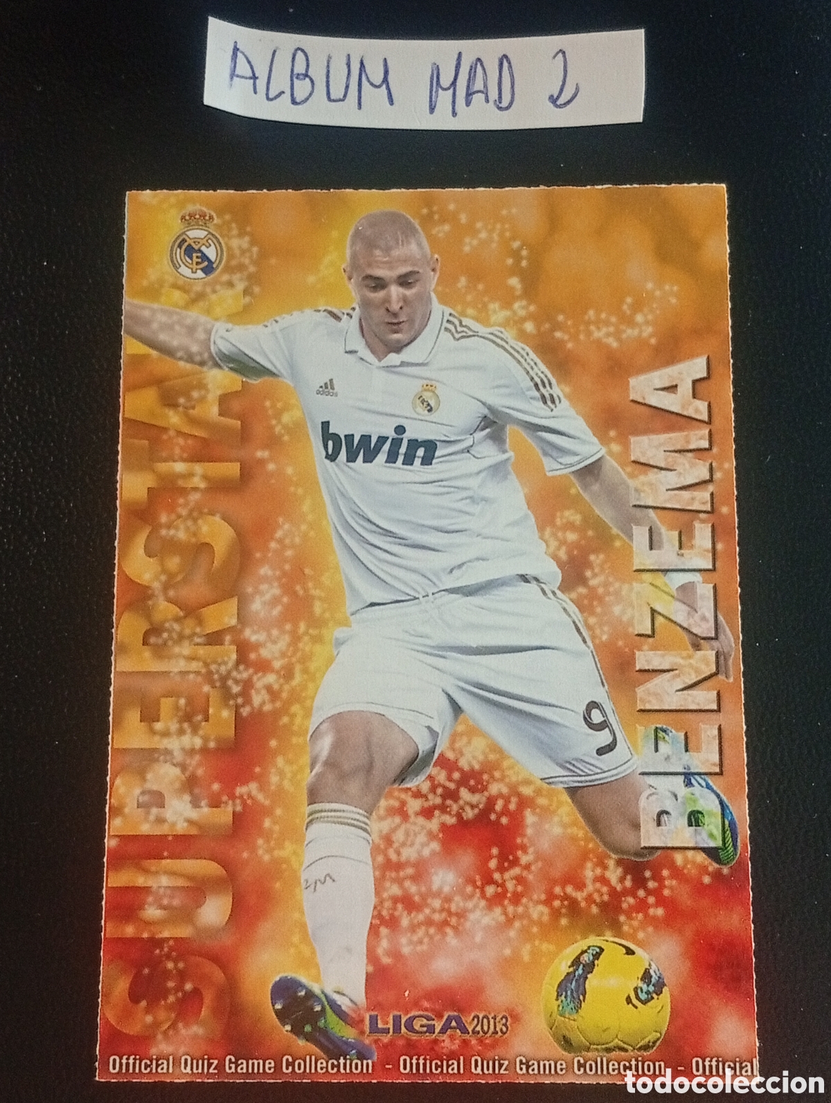 Figurine di Calcio: 26 BENZEMA REAL MADRID MUNDICROMO 2012 2013 12 13 CROMOS CARDS PANINI MEGACRACKS ADRENALYN TOPPS