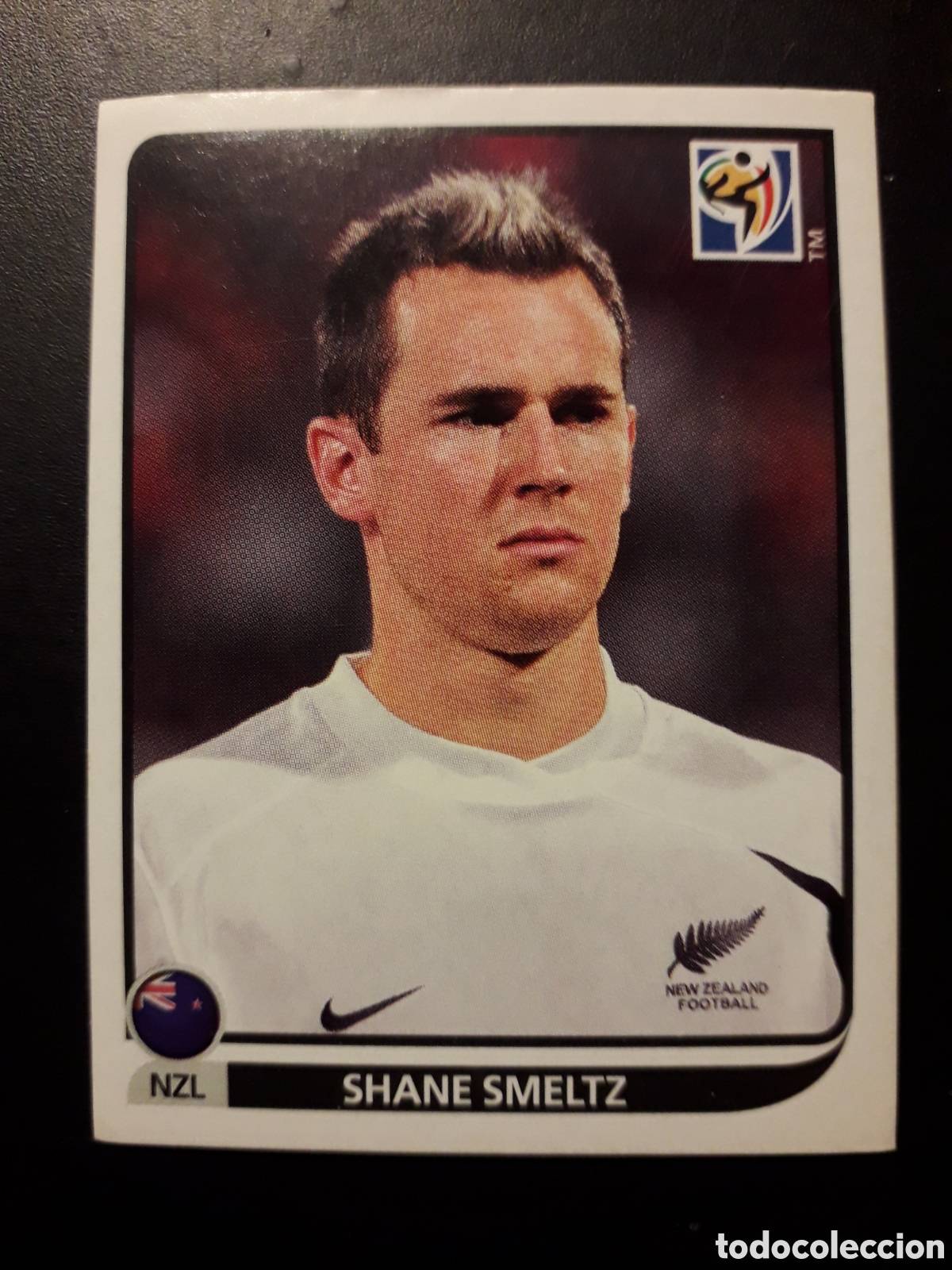 Cromos de f&uacute;tbol: SHANE SMELTZ NUEVA ZELANDA N&deg; 465 MUNDIAL SUD&Aacute;FRICA 2010 PANINI, PEDIDO M&Iacute;NIMO 3&euro;