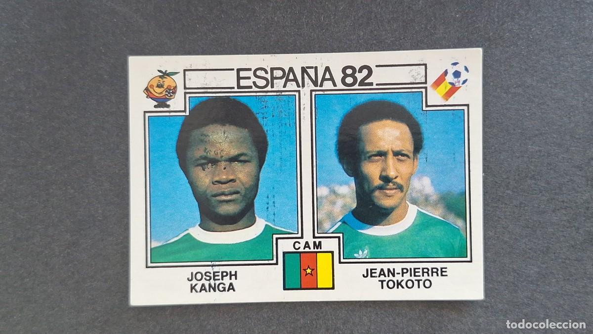 Cromos de F&uacute;tbol: JOSEPH KANGA - JEAN-PIERRE TOKOTO CAMERUN 96 MUNDIAL ESPA&Ntilde;A 1982 82 PANINI NUNCA PEGADO SIN PEGAR