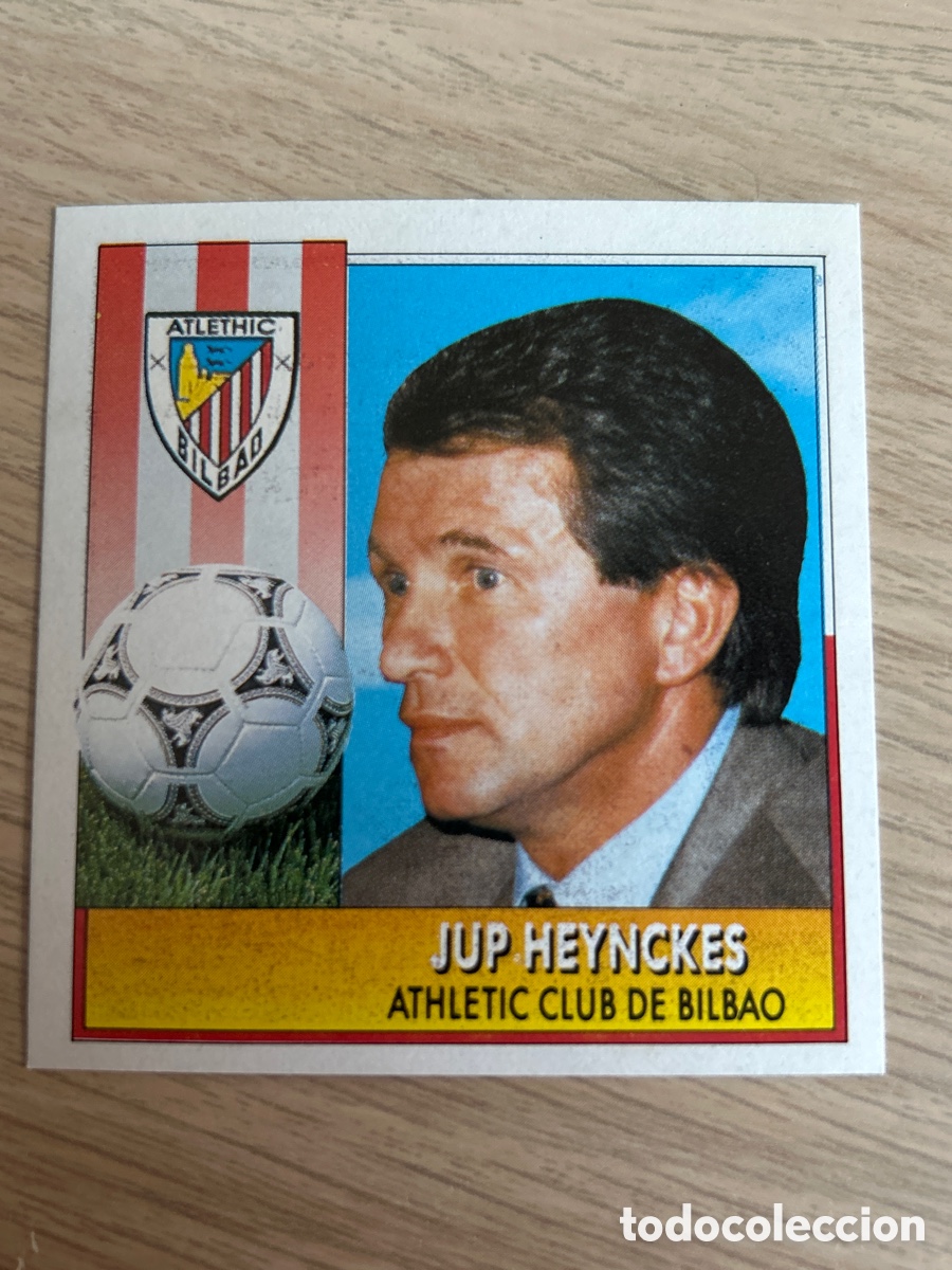 Cartes &agrave; collectionner de Football: JUP HEYNCKES ENTRENADOR ATHLETIC DE BILBAO LIGA ESTE 1992/93 92 93 NUNCA PEGADO SIN PEGAR
