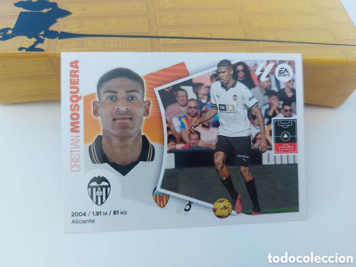 Cartes &agrave; collectionner de Football: 9A MOSQUERA VALENCIA PANINI LIGA ESTE 24 25 2024 2025
