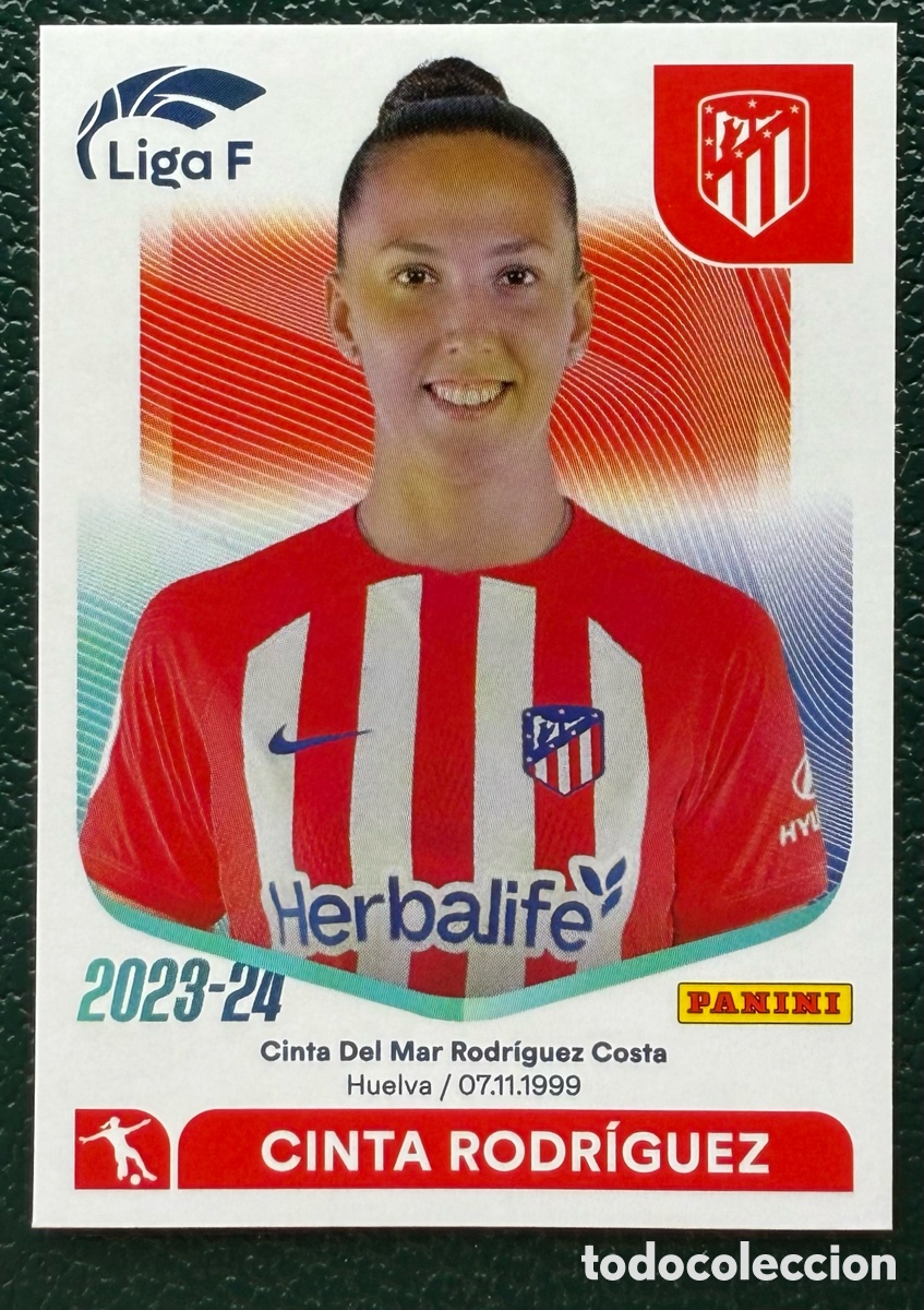 Fu&szlig;ball-Sticker: 28B CINTIA RODRIGUEZ ATLETICO DE MADRID CROMOS ALBUM LIGA FEMENINA LIGA F 2023 2024 PANINI