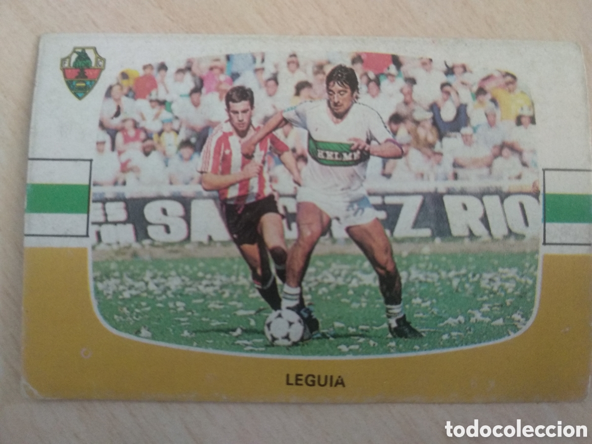Fu&szlig;ball-Sticker: LEGUIA ELCHE C.F. ED. CROMOS CANO 1984 1985 CAMPEONATO DE LIGA CROMO FUTBOL 84 85