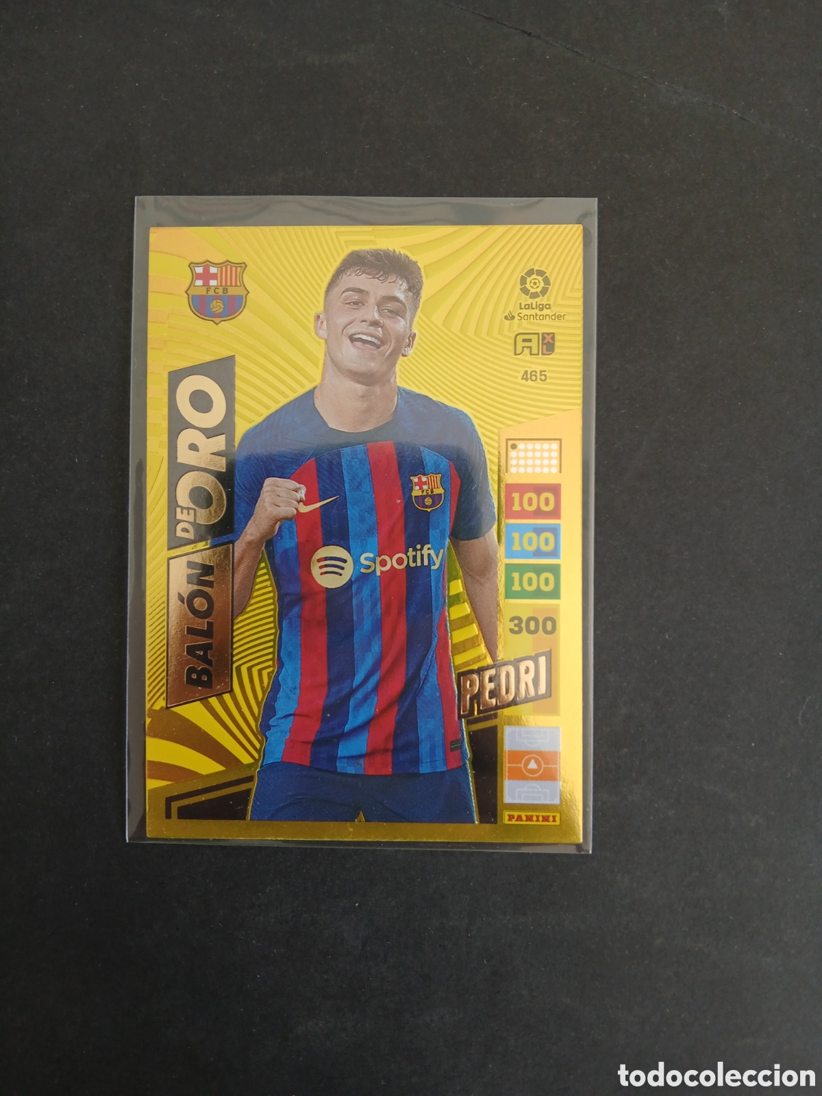 Cromos de F&uacute;tbol: PEDRI BARCELONA 465 BALON DE ORO ADRENALYN XL LIGA 2022/2023 22 23 PANINI