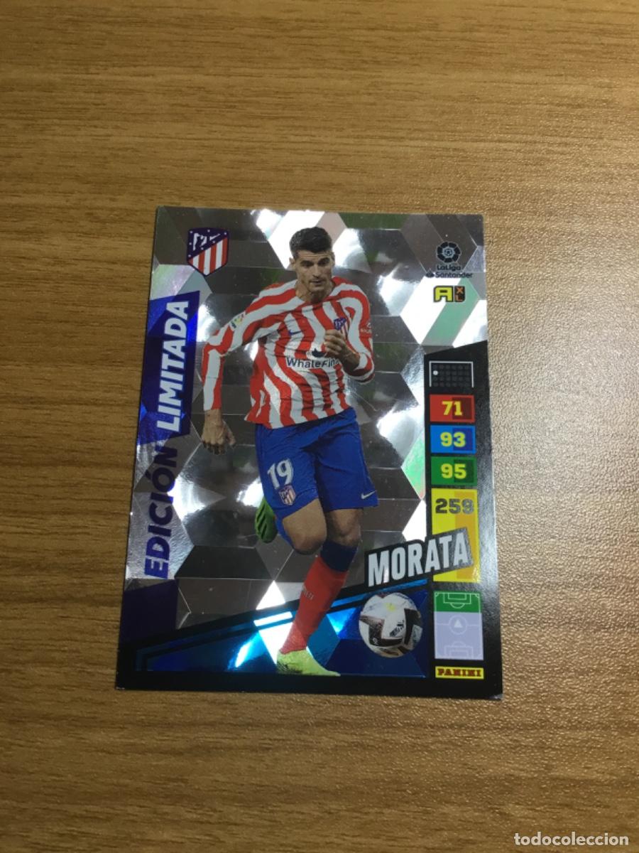 Cromos de F&uacute;tbol: Adrenalyn 2022 2923 22 23 atl&eacute;tico de madrid Edici&oacute;n Limitada Morata
