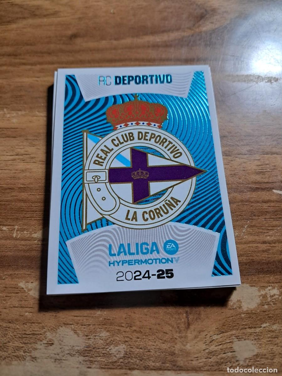 Cromos de F&uacute;tbol: CROMO COLECCIONES ESTE TEMPORADA 24/25: ESCUDO LA LIGA HYPERMOTION DEPORTIVO CORU&Ntilde;A, N&deg; 8