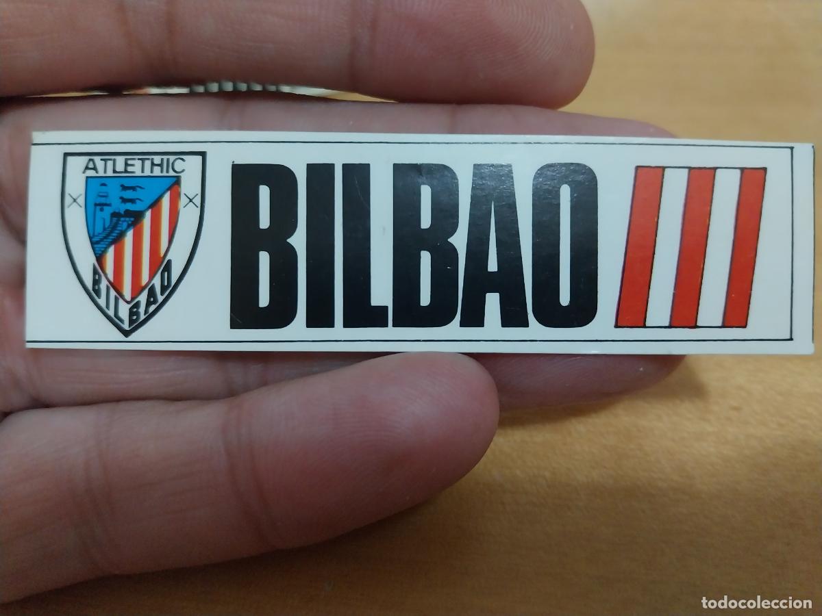 Fu&szlig;ball-Sticker: BILBAO * ESCUDO FUTBOL CROMO PEGATINA SIN PEGAR NUNCA A&Ntilde;OS 80 8X2CMS APROX *