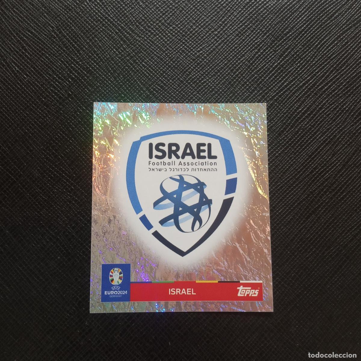 Cromos de F&uacute;tbol: 1 ESCUDO ISRAEL TOPPS EUROCOPA ALEMANIA 2024 EURO 24 - SIN PEGAR (MD96/97-6) PG64