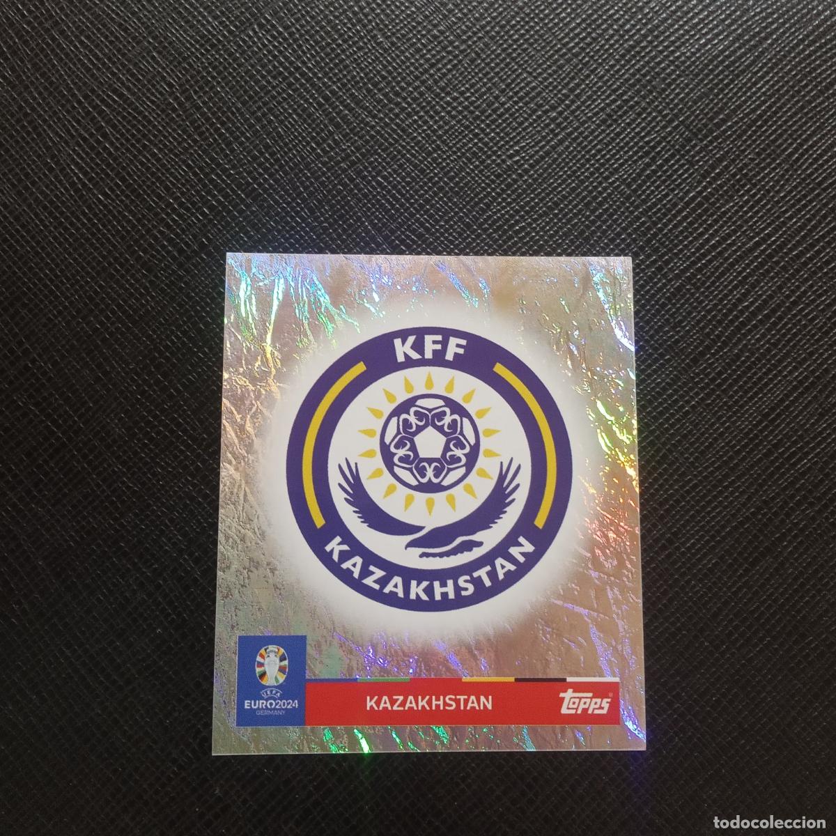Cromos de F&uacute;tbol: 1 ESCUDO KAZAKHSTAN TOPPS EUROCOPA ALEMANIA 2024 EURO 24 - SIN PEGAR - A194 PG31