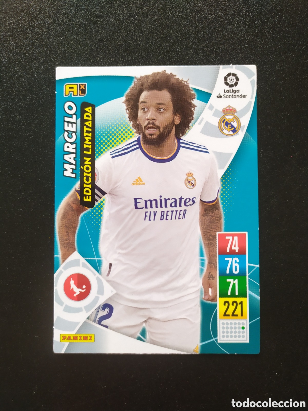 Cromos de f&uacute;tbol: Adrenalyn 2021 2022 21 22 panini Marcelo edici&oacute;n limitada Real Madrid