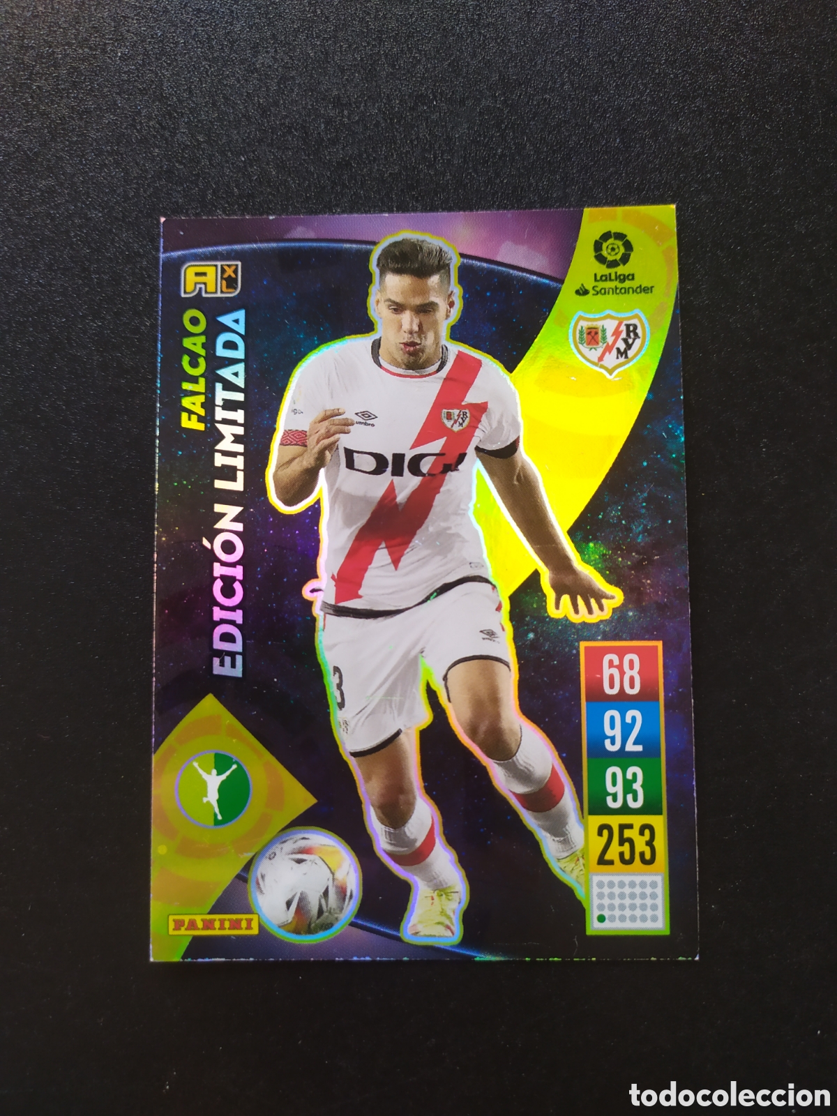 Cromos de F&uacute;tbol: Adrenalyn 2021 2022 21 22 panini Falcao edici&oacute;n limitada Rayo Vallecano