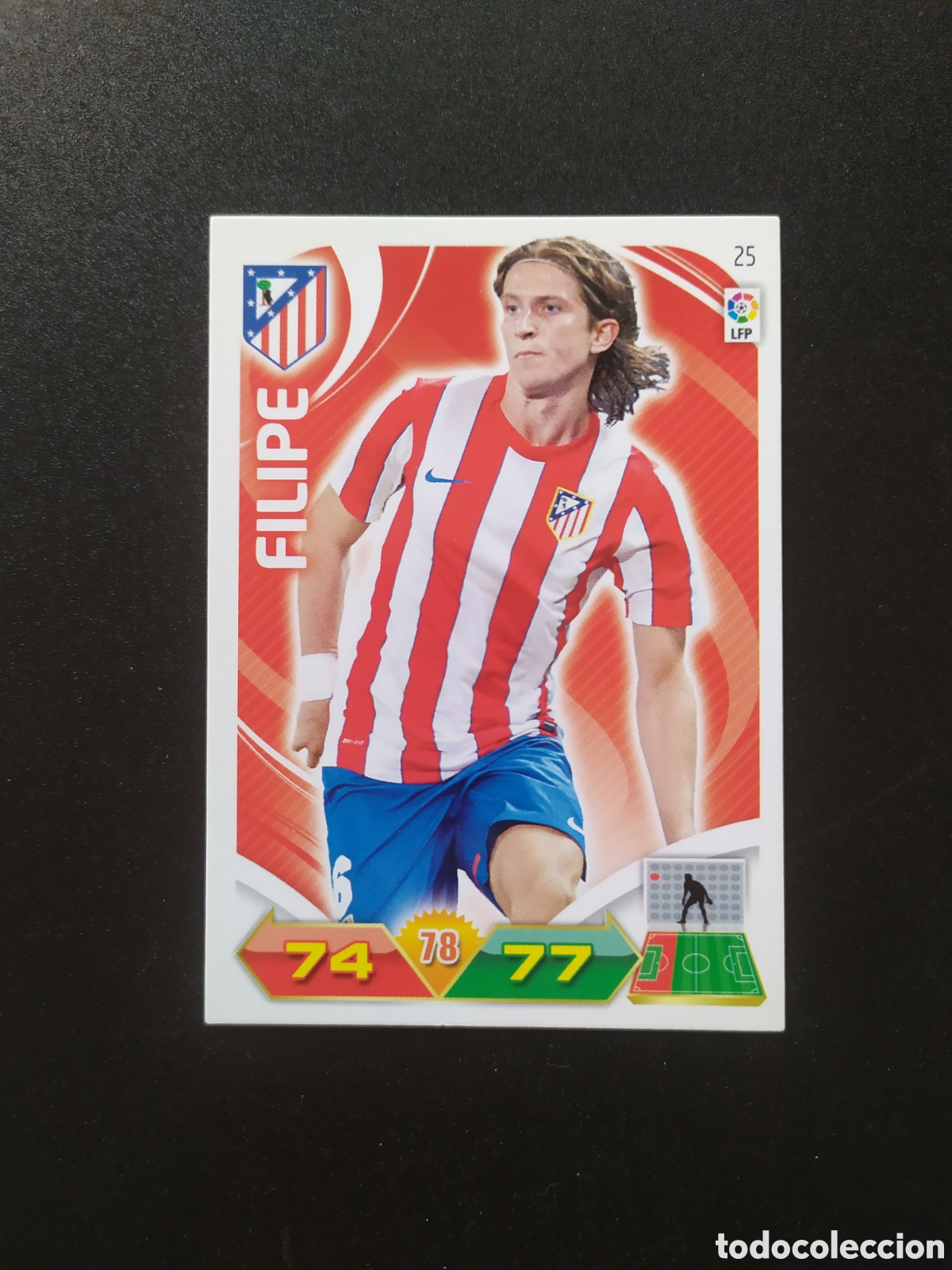 Football Stickers: Adrenalyn 2011 2012 11 12 panini Filipe n&deg; 25 Atl&eacute;tico Madrid