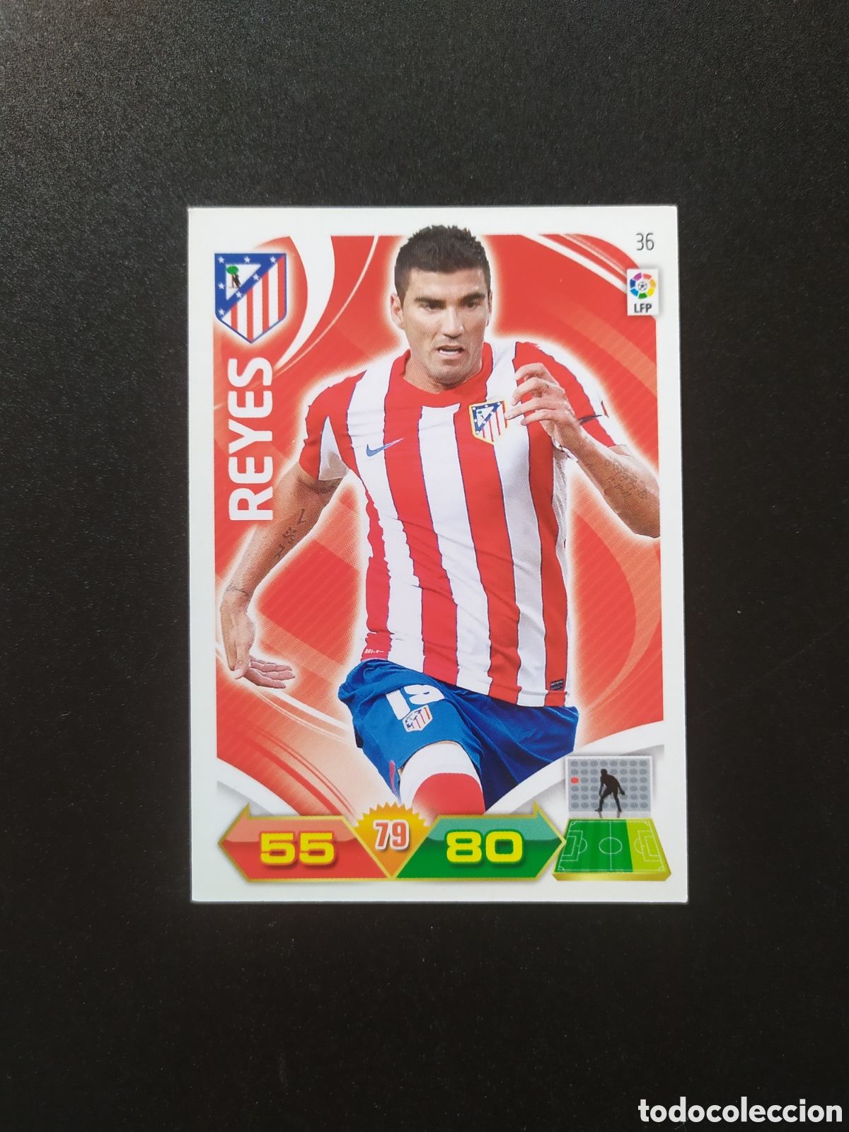 Football Stickers: Adrenalyn 2011 2012 11 12 panini Reyes n&deg; 36 Atl&eacute;tico Madrid