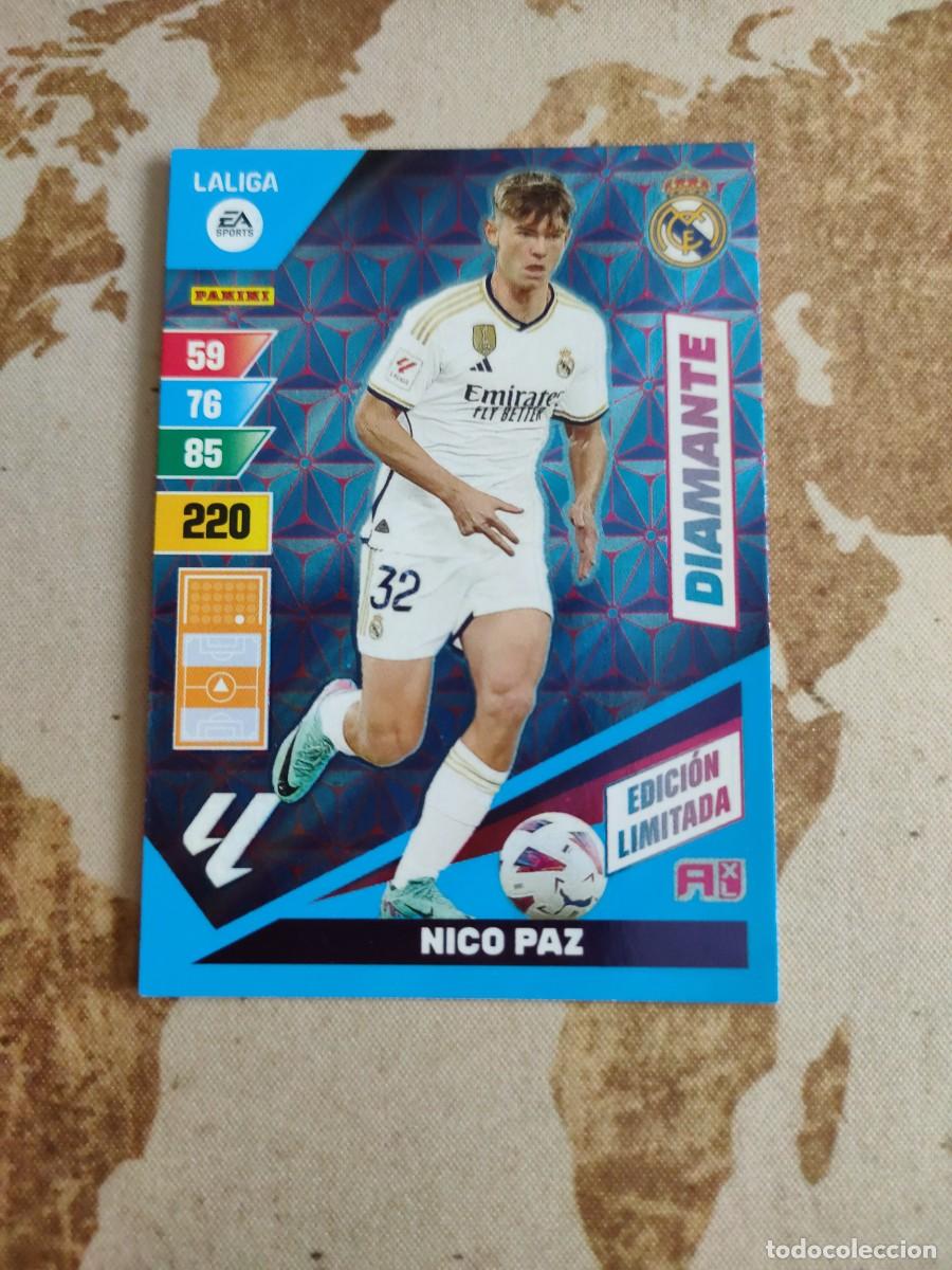 Cromos de F&uacute;tbol: Adrenalyn XL Diamante Edici&oacute;n Limitada NICO PAZ 2023-24 23 24