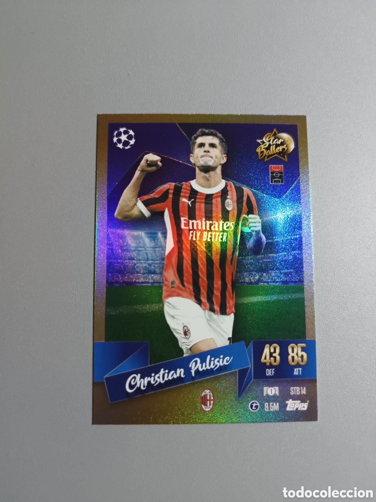 Cromos de Futebol: Pulisic Star Ballers 14 Milan - Topps Match Attax 2024 2025 24 25