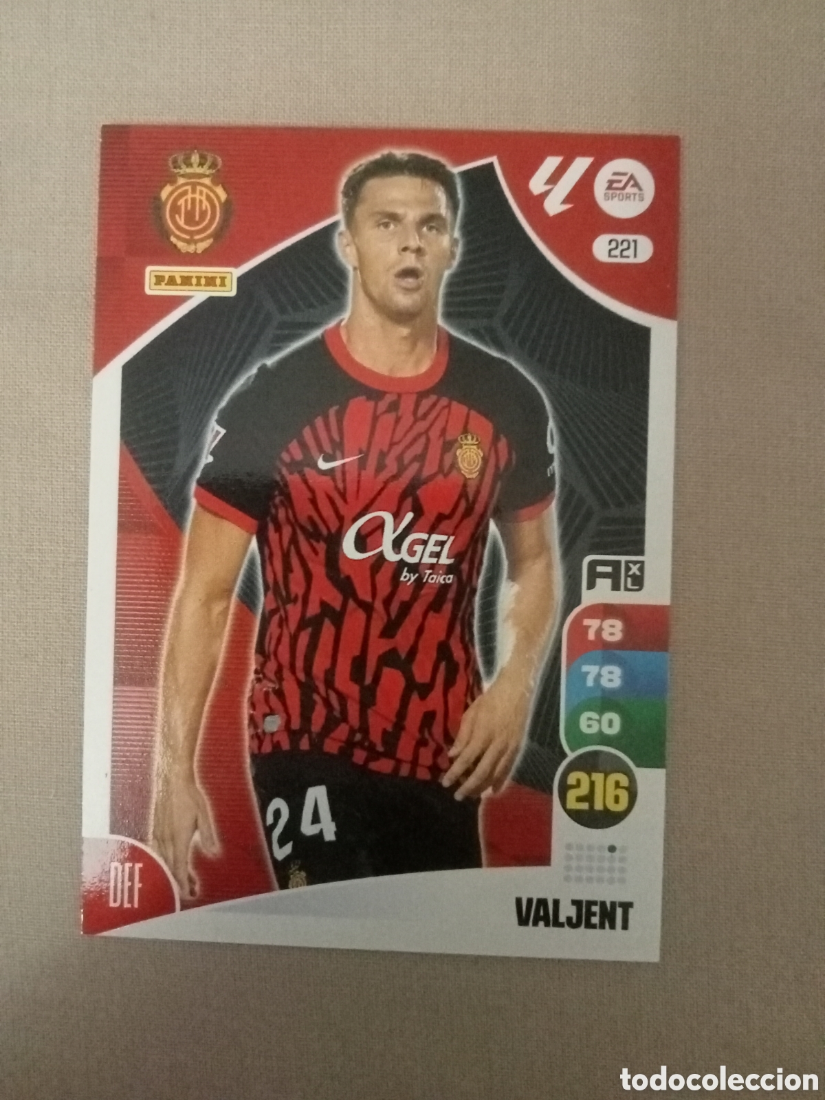 Figurine di Calcio: Carta ADRENALYN 2024-25 RCD MALLORCA Mart&iacute;n Valjent N&ordm;221