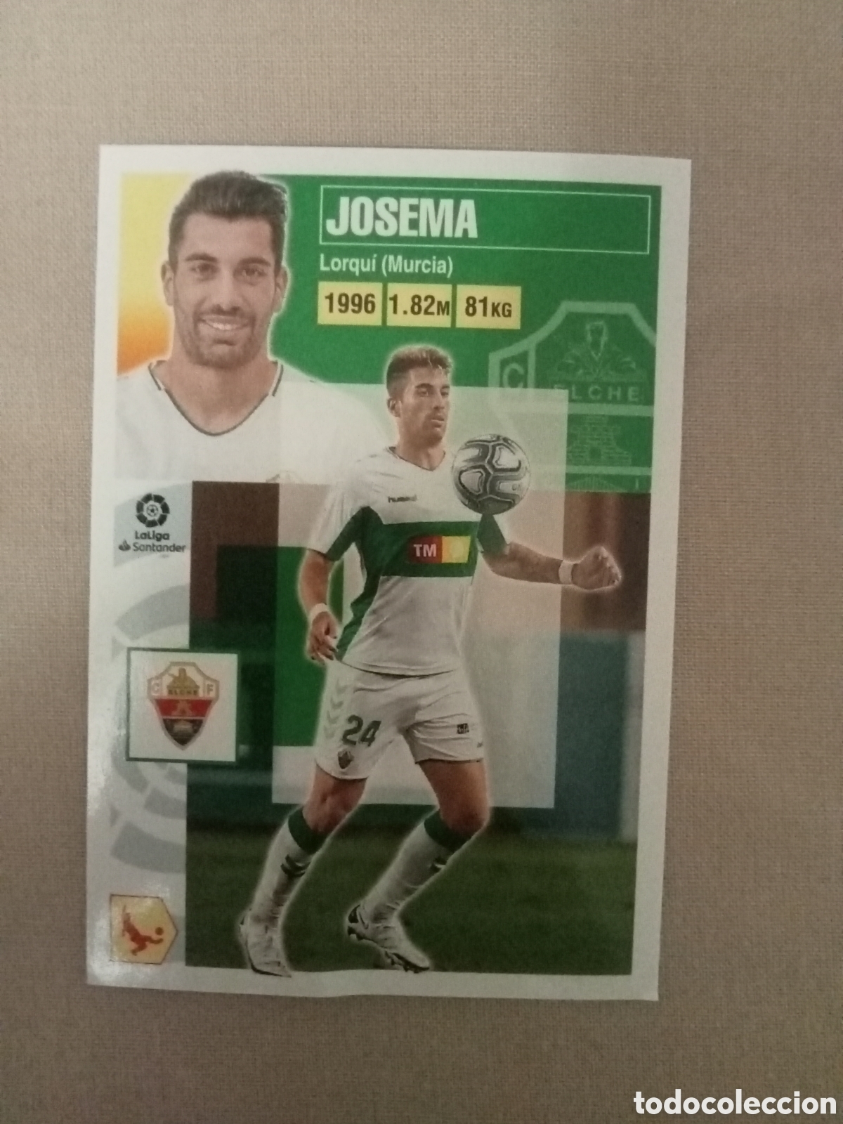 Figurine di Calcio: Cromo LaLiga 2020-21 N&ordm;8 Elche Josema