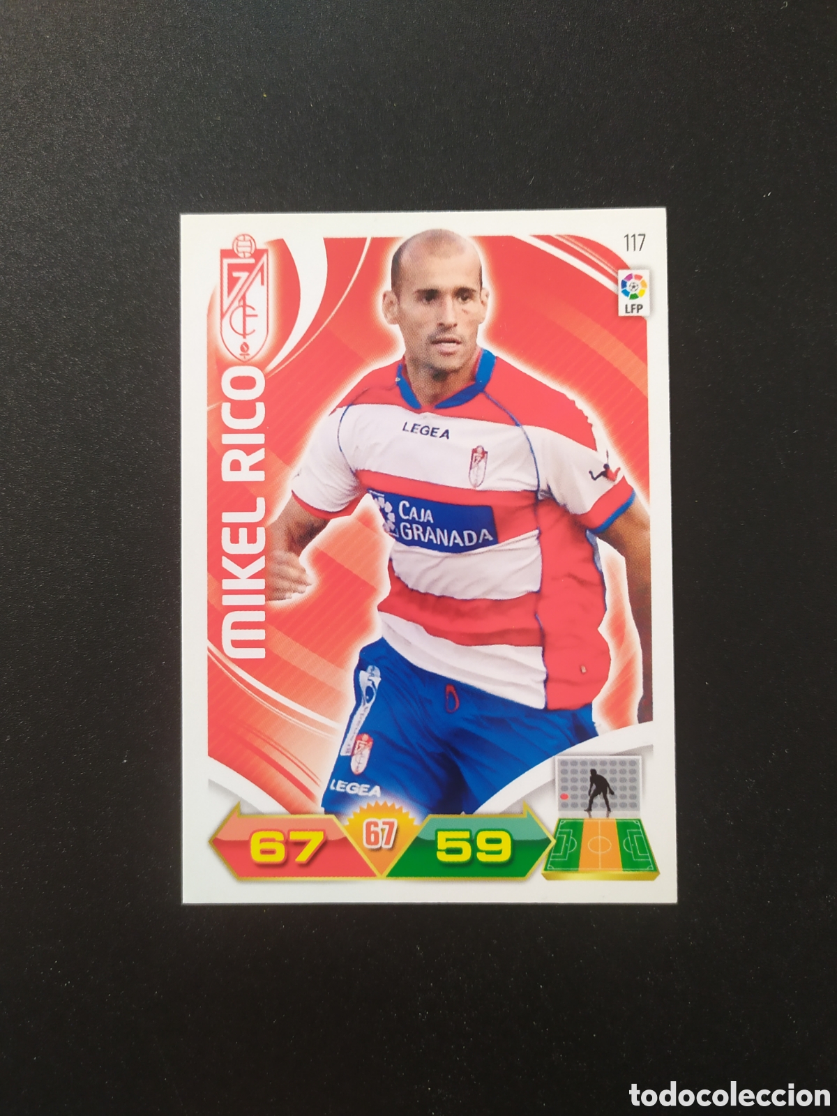 Cromos de f&uacute;tbol: Adrenalyn 2011 2012 11 12 panini Mikel Rico n&deg; 117 Granada
