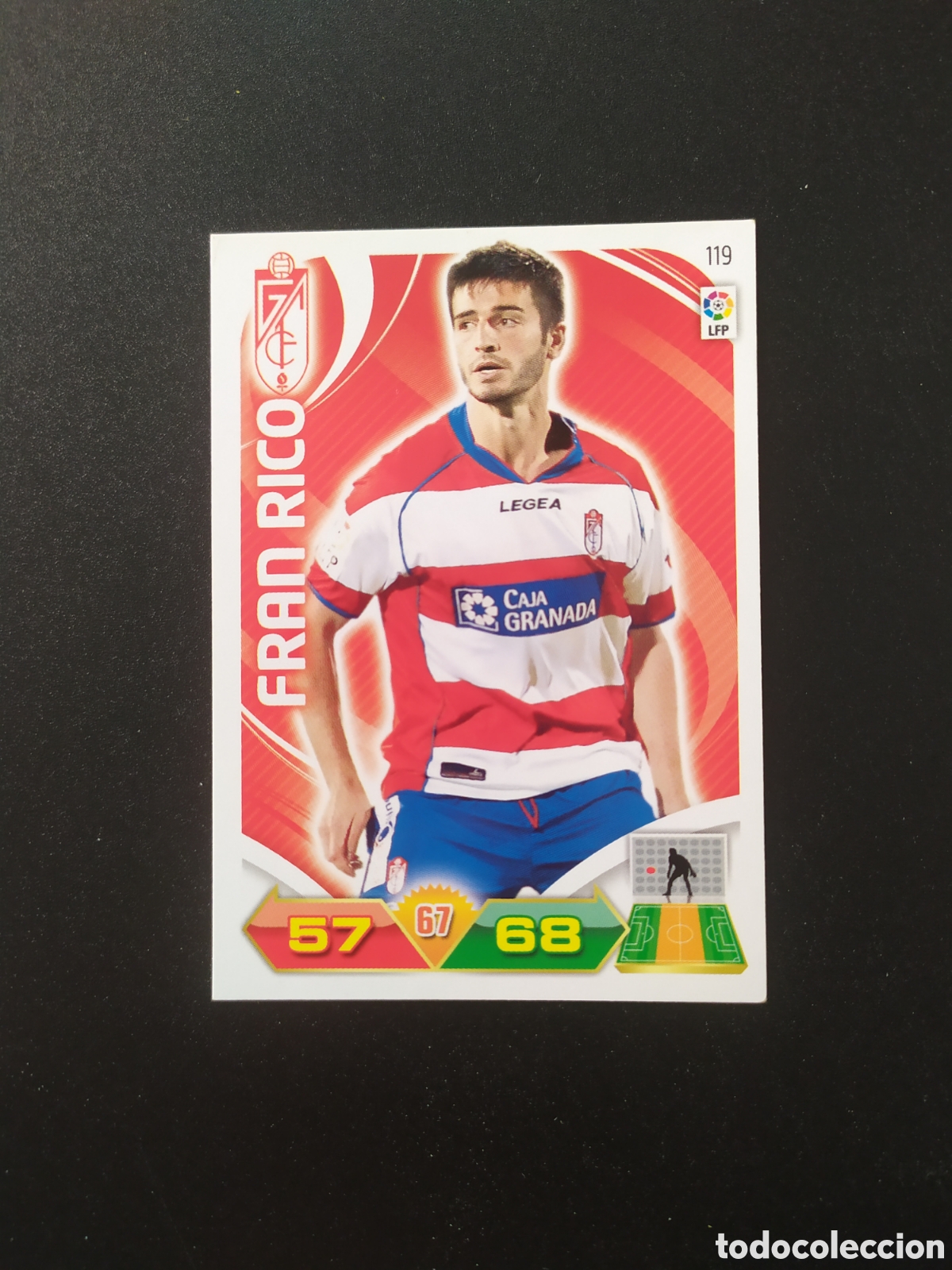 Cromos de f&uacute;tbol: Adrenalyn 2011 2012 11 12 panini Fran Rico n&deg; 119 Granada