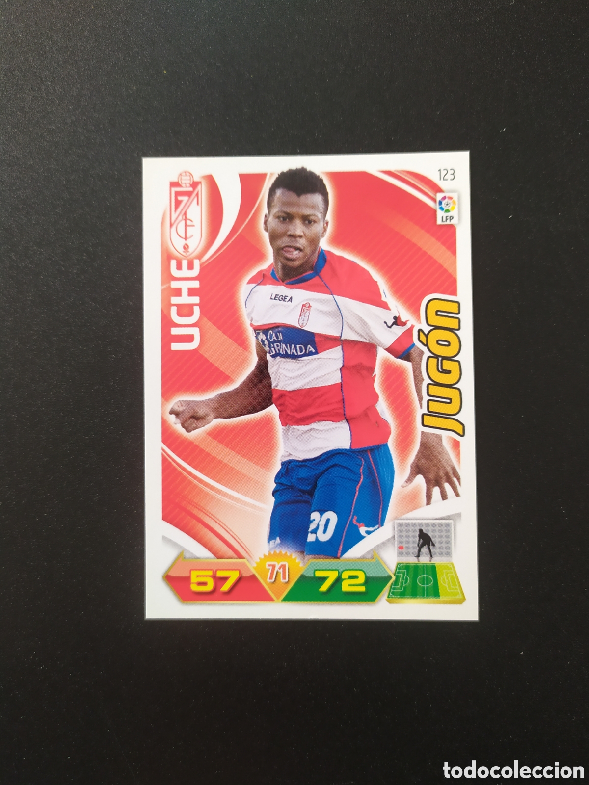 Cromos de f&uacute;tbol: Adrenalyn 2011 2012 11 12 panini Uche jugon n&deg; 123 Granada
