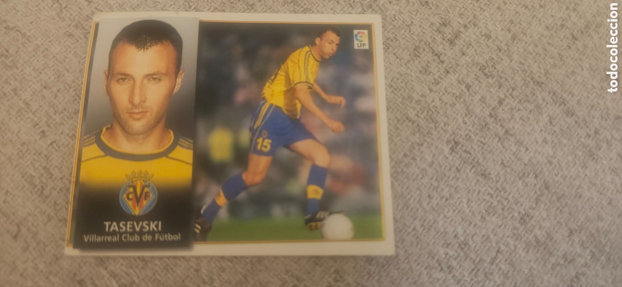 Figurine di Calcio: Tasevski villarreal coloca este 1998 1999 98 99 sin pegar