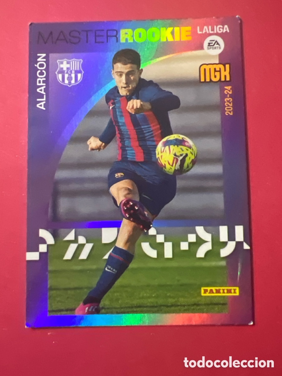 Cromos de Futebol: C4676. 407 m&aacute;ster rookie ALARCON BARCELONA MEGACRACKS 2023 2024 23 24 CROMOS CARDS ADRENALYN