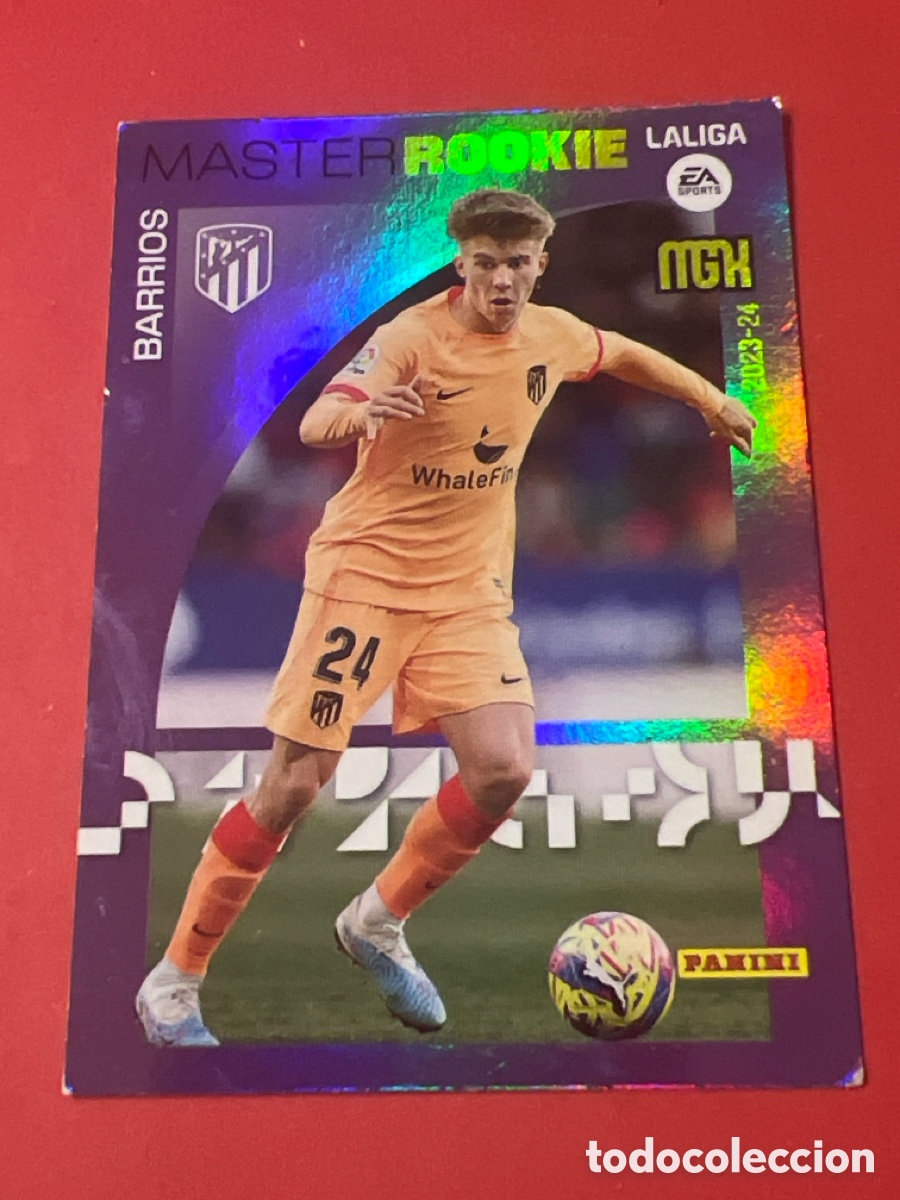 Cromos de Futebol: C4737. BARRIOS 413 AT.MADRID MASTER ROOKIE EDICION MGK 23 24 MEGACRACKS PANINI