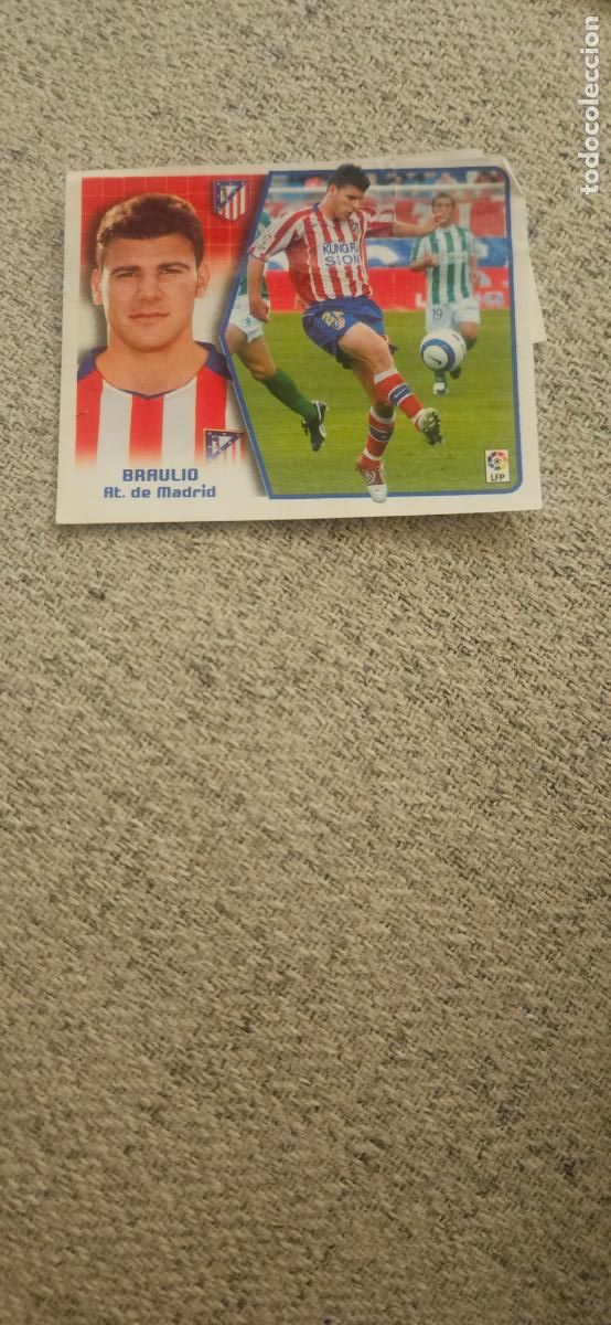 Cromos de f&uacute;tbol: Braulio atl&eacute;tico de Madrid este 2005 2006 05 06 ventanilla - Foto 1