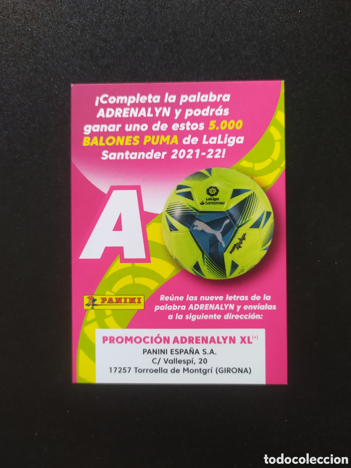 Cromos de F&uacute;tbol: Adrenalyn 2021 2022 21 22 panini letra A promoci&oacute;n bal&oacute;n Puma
