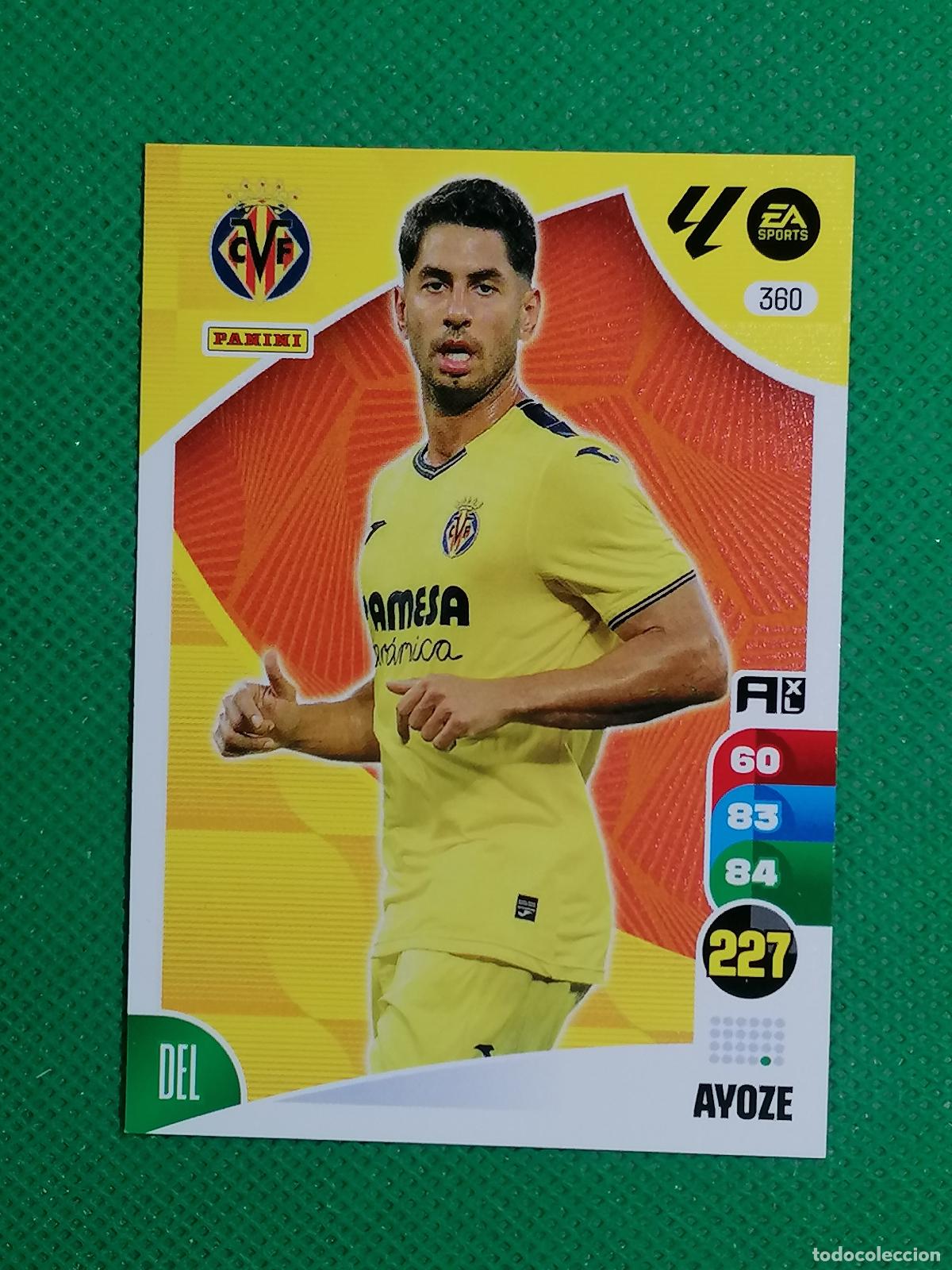 Cromos de F&uacute;tbol: 360 AYOZE VILLARREAL ⚽ PANINI LIGA ADRENALYN XL 2024 2025 24 25 ⚽
