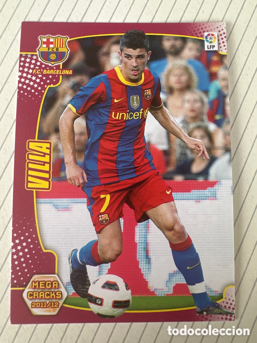 Cartes &agrave; collectionner de Football: 52 VILLA F.C.BARCELONA MEGACRACKS 2011-2012