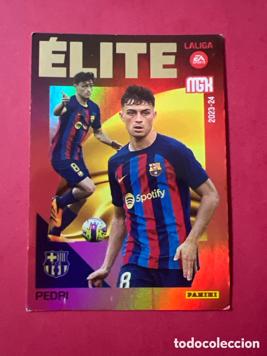 Fu&szlig;ball-Sticker: E1349. 13 elite PEDRI BARCELONA PANINI MEGACRACKS 2023 2024 23 24 CROMOS CARDS CROMO CARD MGK