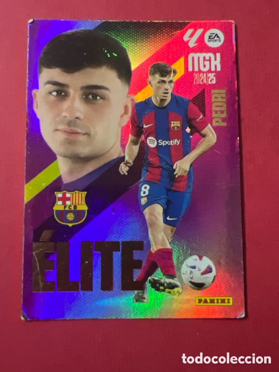 Fu&szlig;ball-Sticker: E1352. PEDRI FC BARCELONA BAR&Ccedil;A ELITE MGK N&ordm; 13 24 25 2024 2025 PANINI