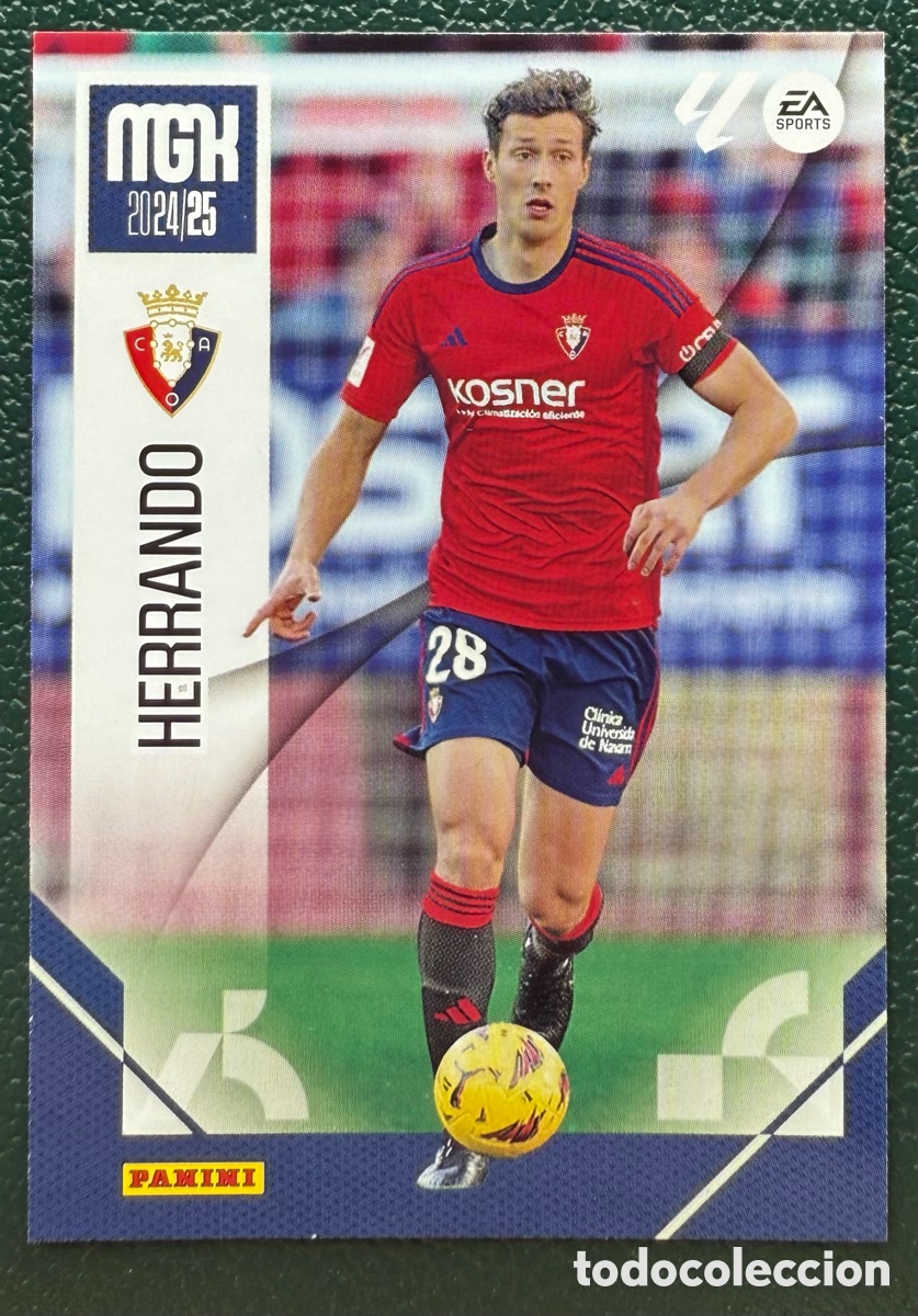 Fu&szlig;ball-Sticker: 260 HERRANDO OSASUNA FICHAS ALBUM MEGACRACKS 2024 2025 MGK 24 25